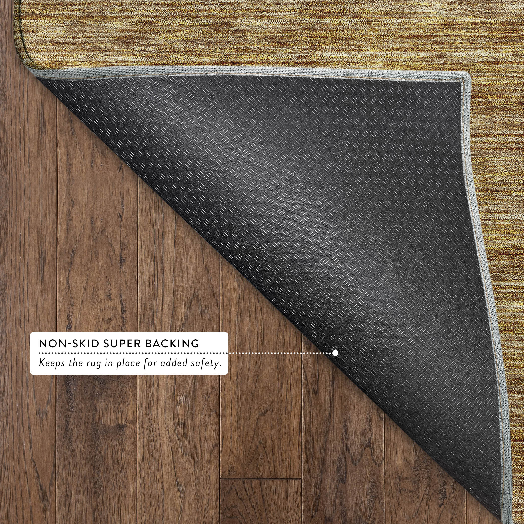 Dalyn Soft Essentials SE1 Walnut Area Rug Back