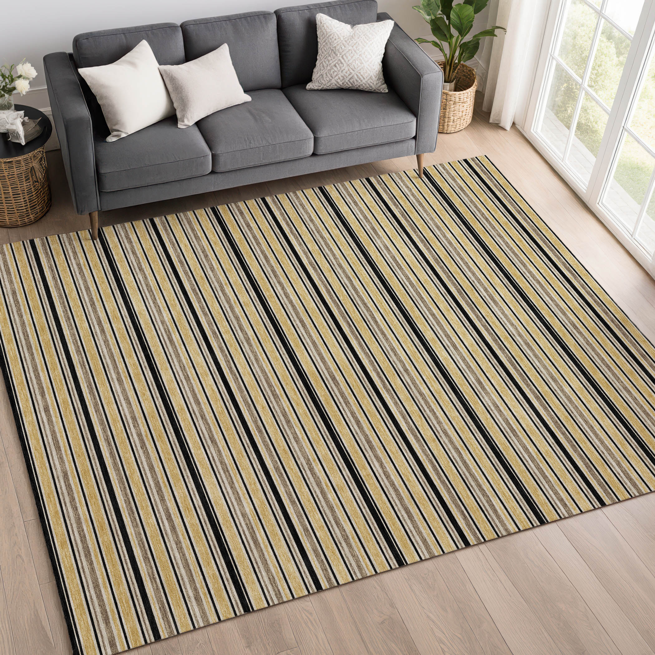 Dalyn Soft Essentials SE2 Honey Area Rug Room Scene