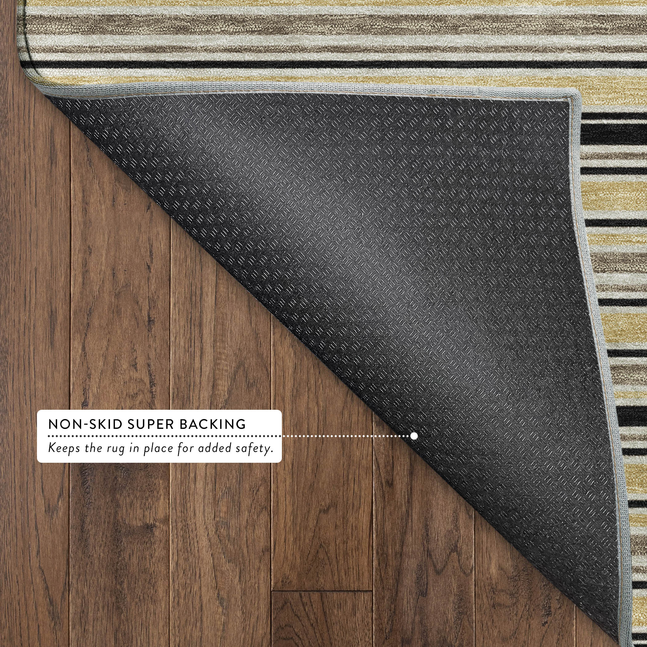 Dalyn Soft Essentials SE2 Honey Area Rug Back