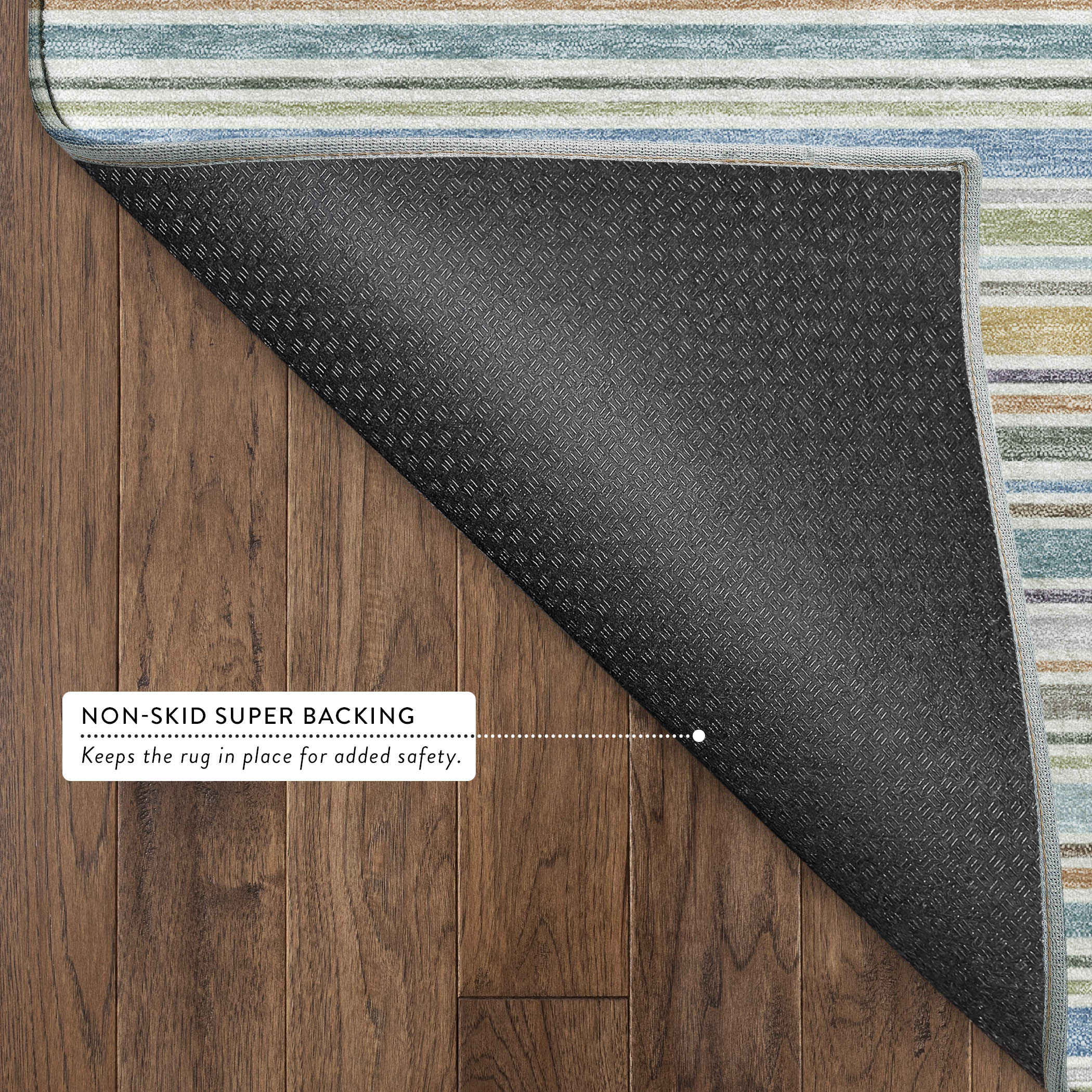 Dalyn Soft Essentials SE2 Seaside Area Rug Back