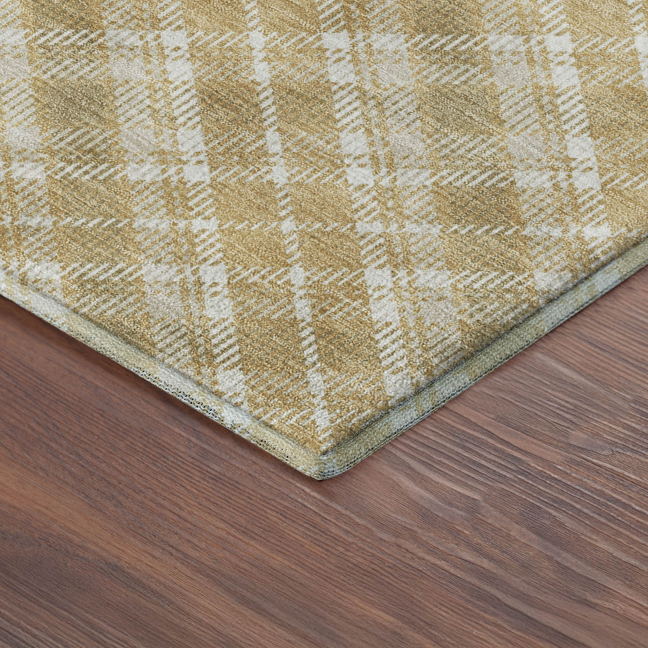 Dalyn Soft Essentials SE3 Gold Area Rug Corner