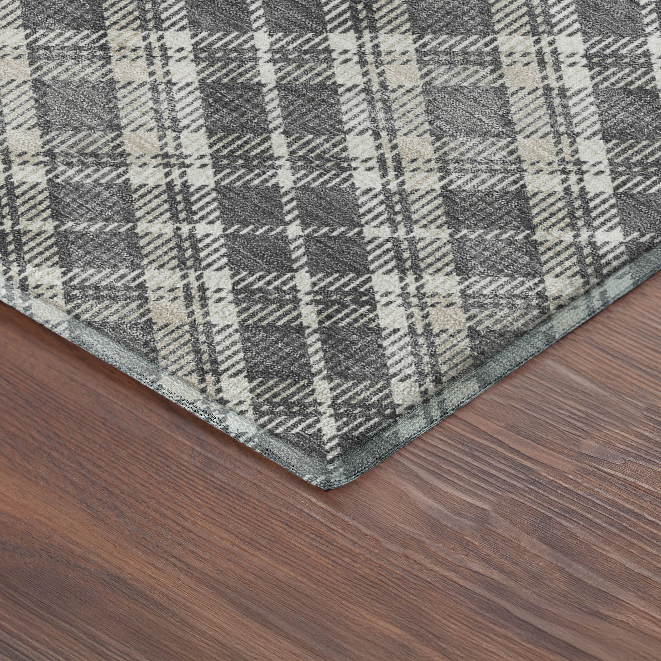 Dalyn Soft Essentials SE3 Gray Area Rug Corner