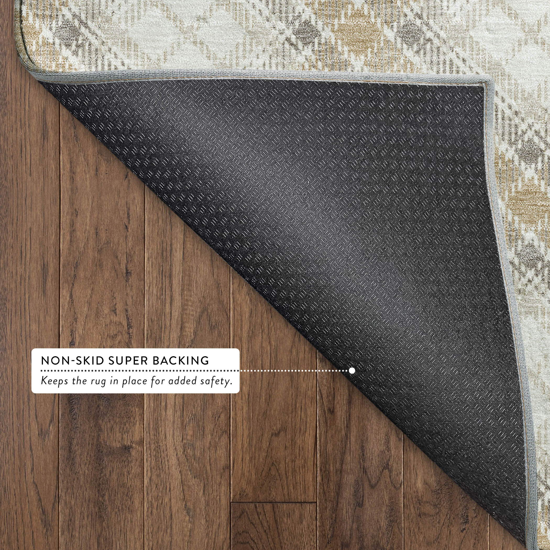 Dalyn Soft Essentials SE3 Ivory Area Rug Back