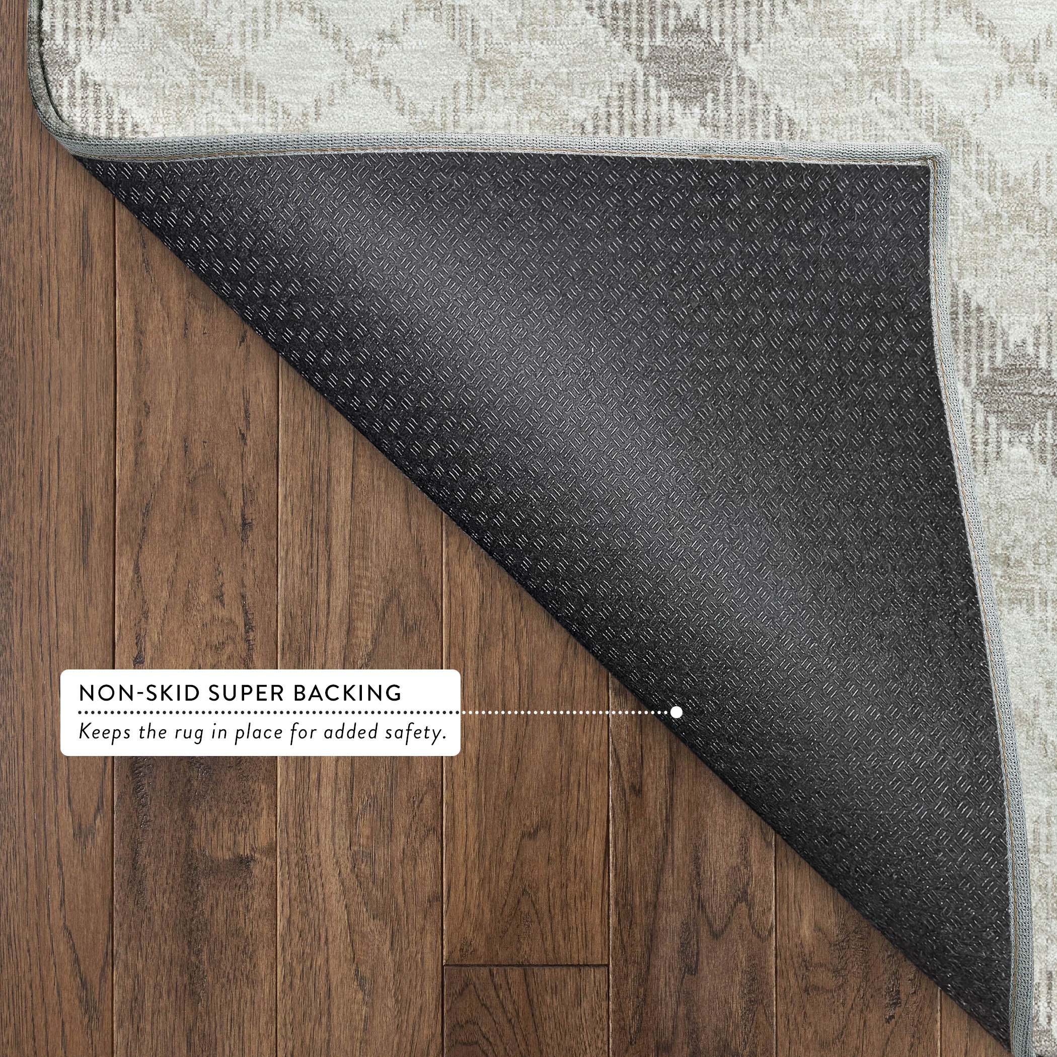 Dalyn Soft Essentials SE3 Linen Area Rug Back