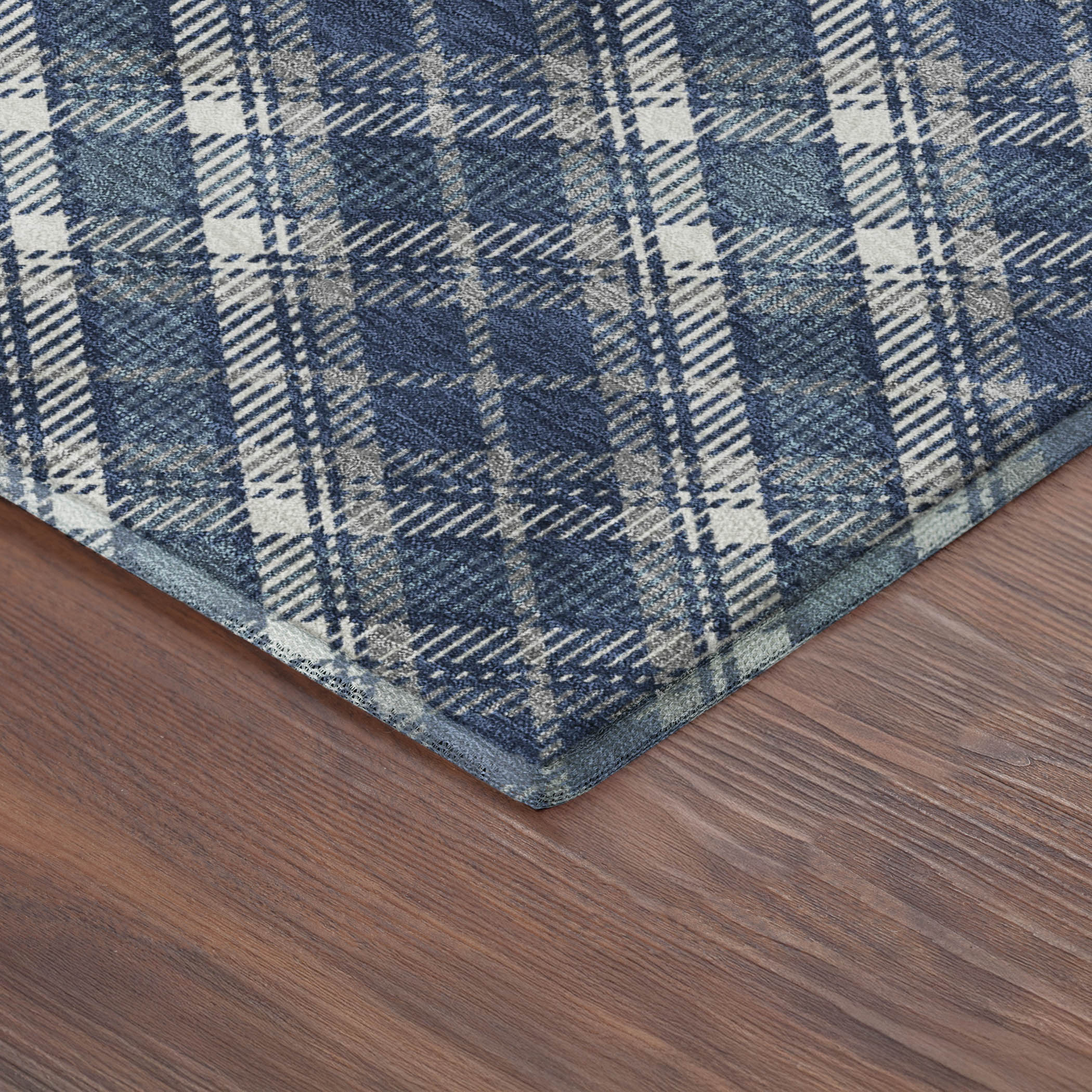 Dalyn Soft Essentials SE3 Navy Area Rug Corner