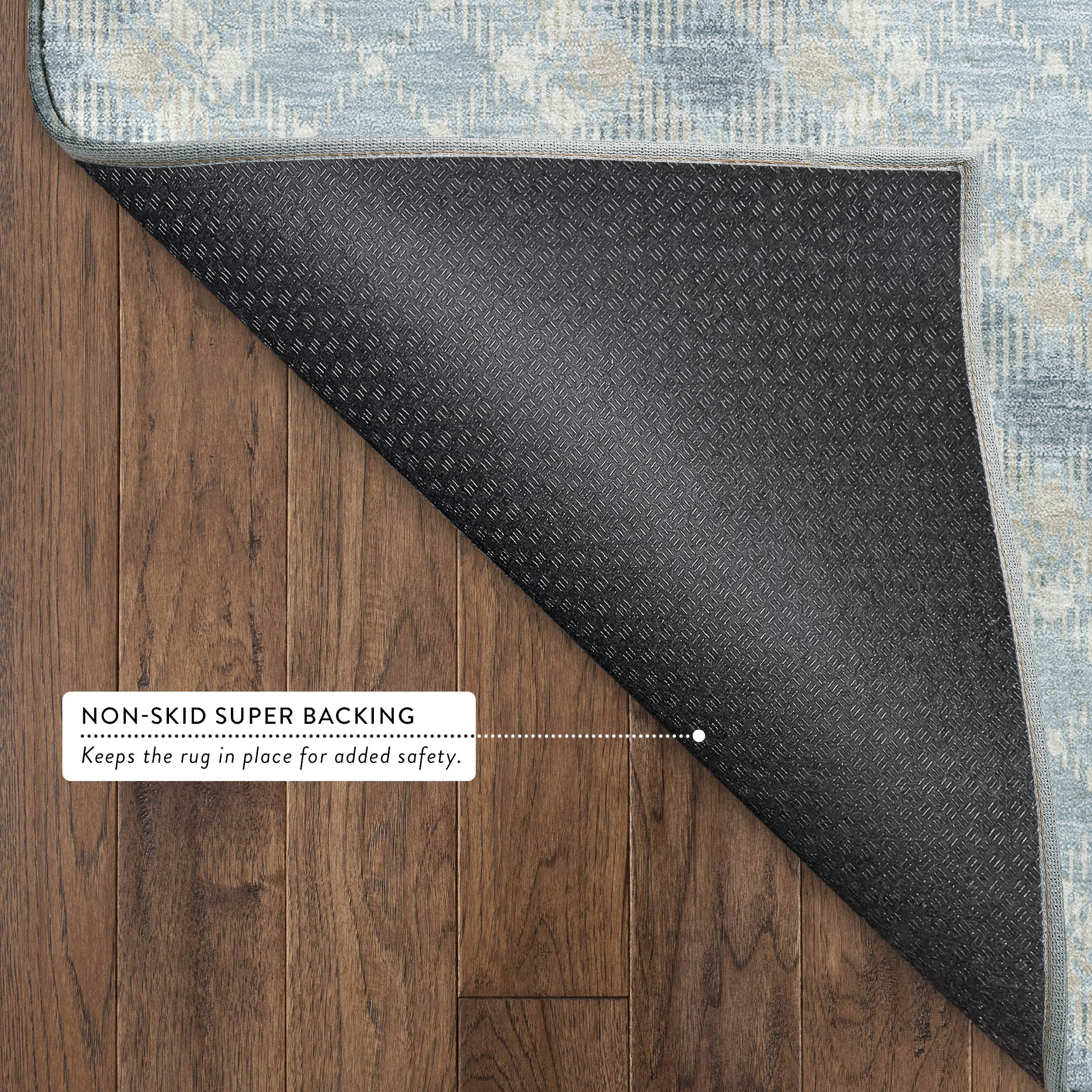 Dalyn Soft Essentials SE3 Sky Area Rug Back