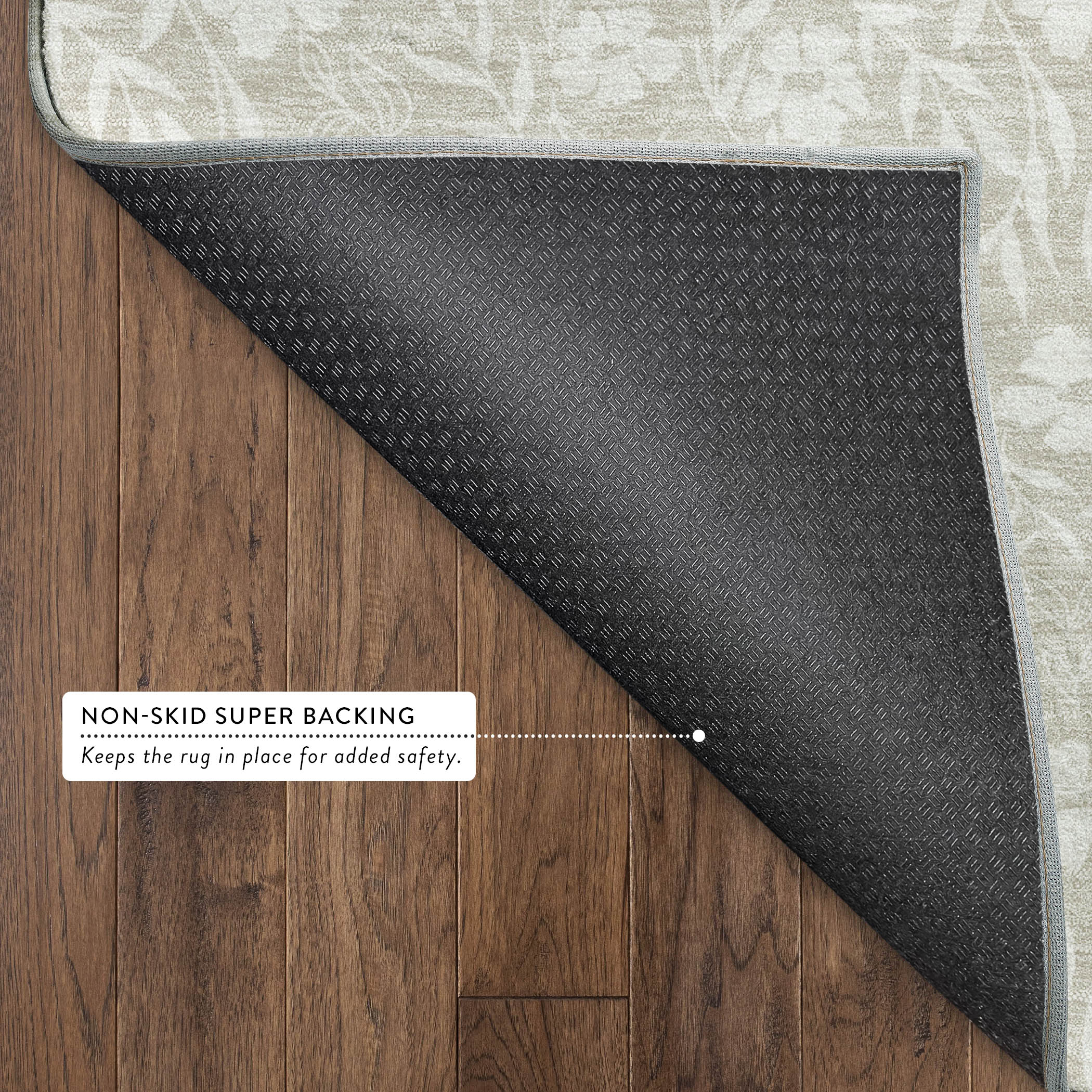 Dalyn Soft Essentials SE4 Beige Area Rug Back