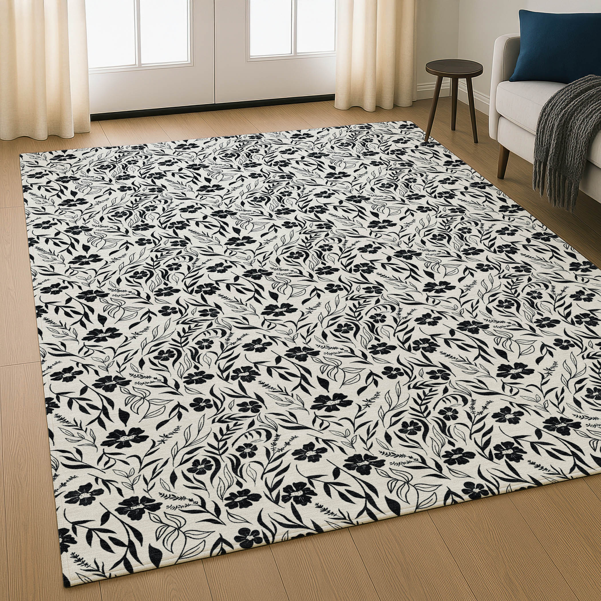 Dalyn Soft Essentials SE4 Ivory Area Rug Room Scene