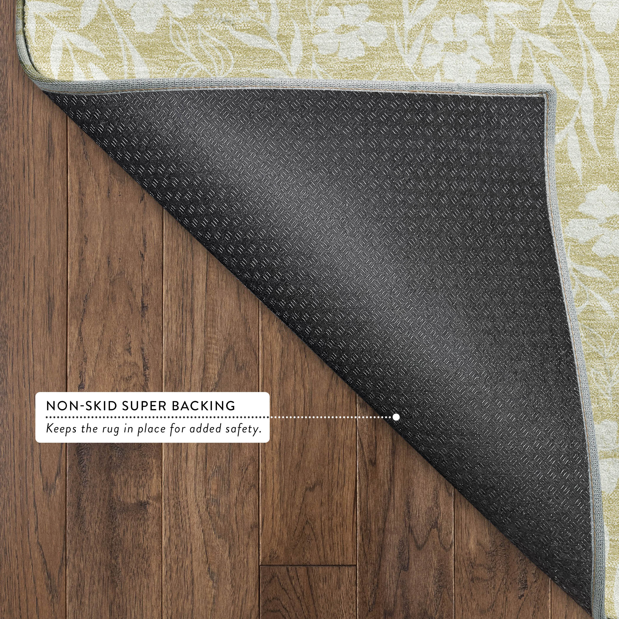 Dalyn Soft Essentials SE4 Wheat Area Rug Back