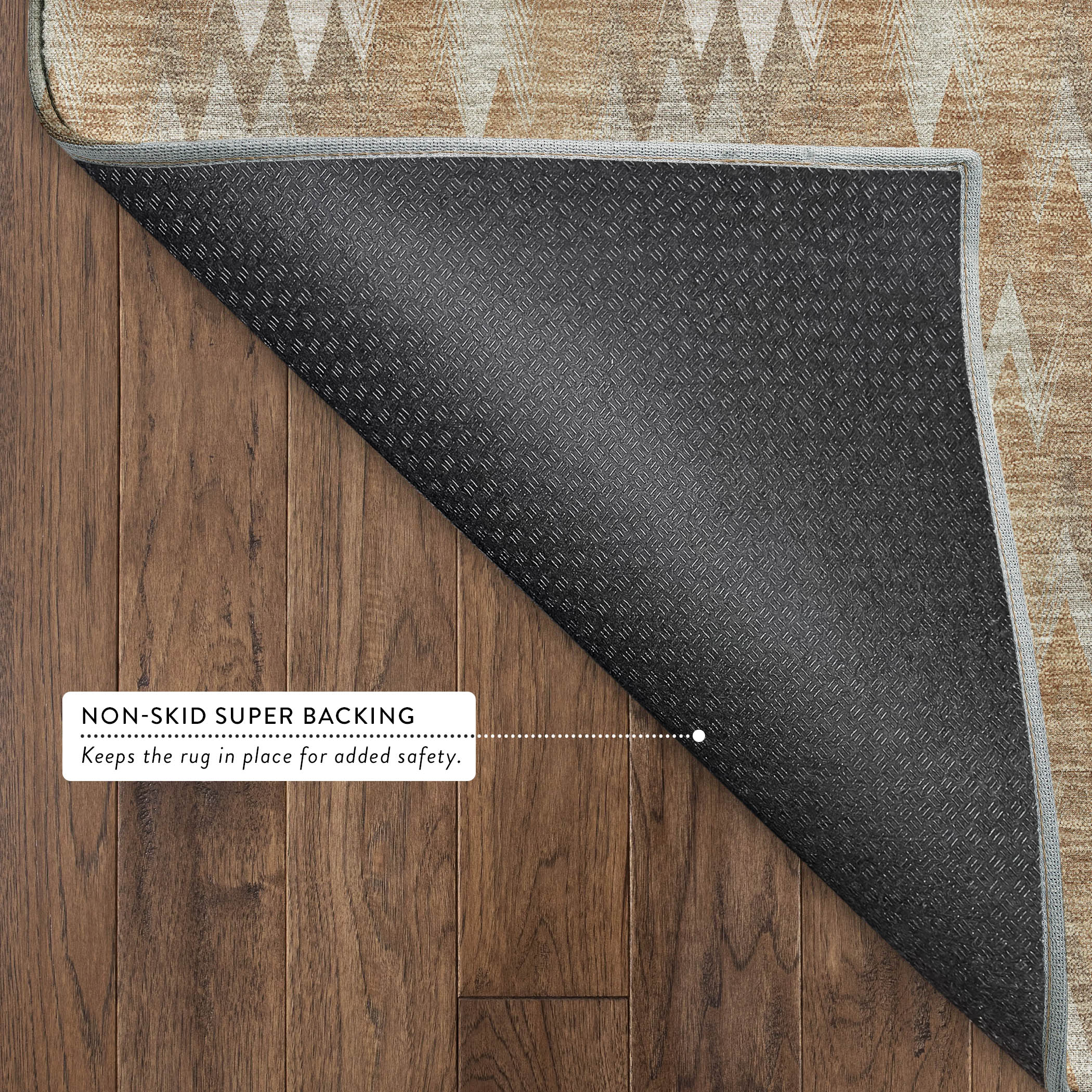 Dalyn Soft Essentials SE5 Copper Area Rug Back