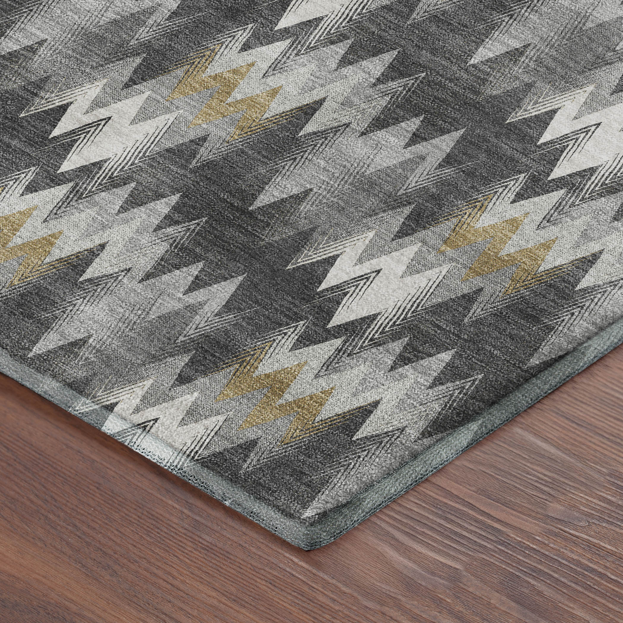 Dalyn Soft Essentials SE5 Graphite Area Rug Corner