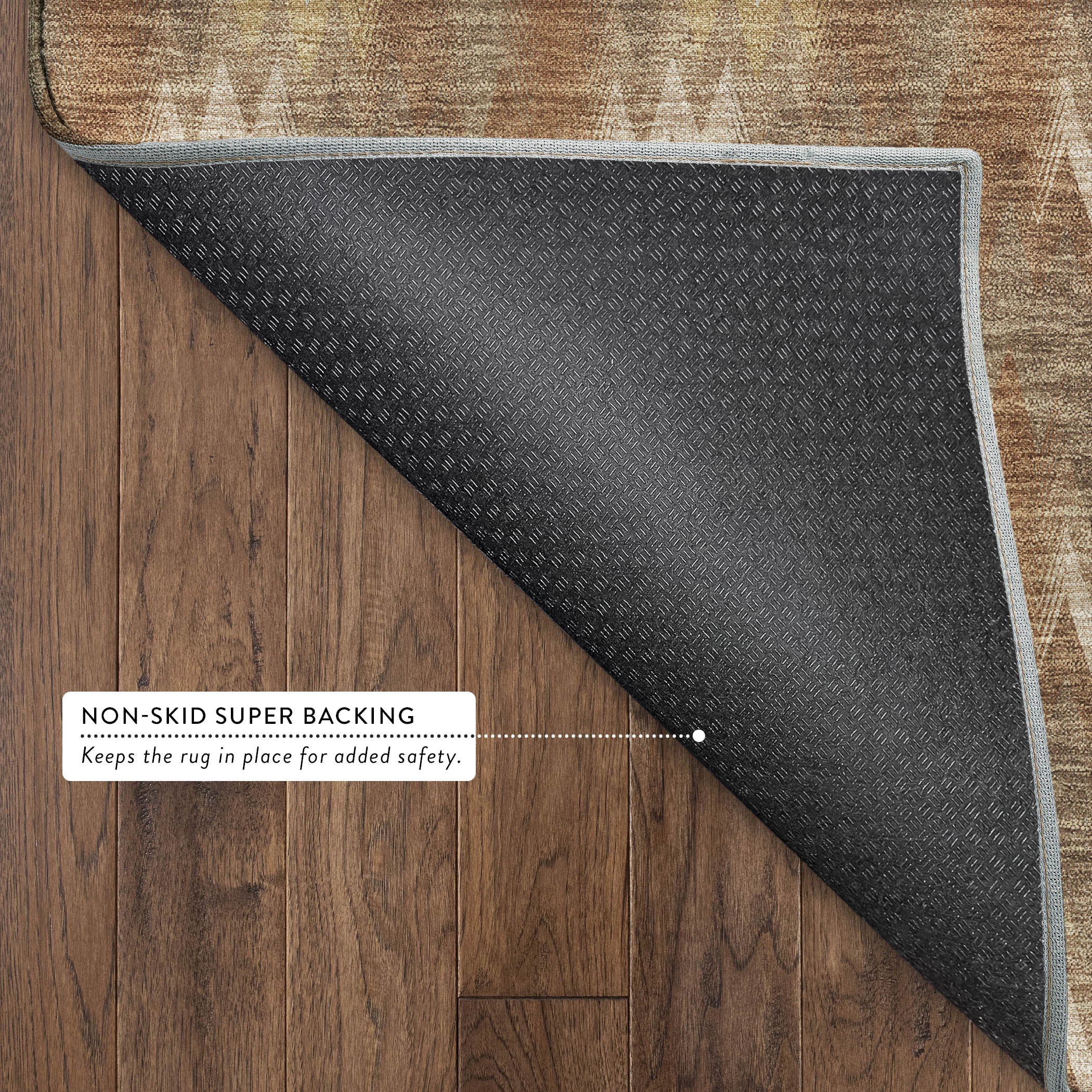 Dalyn Soft Essentials SE5 Paprika Area Rug Back