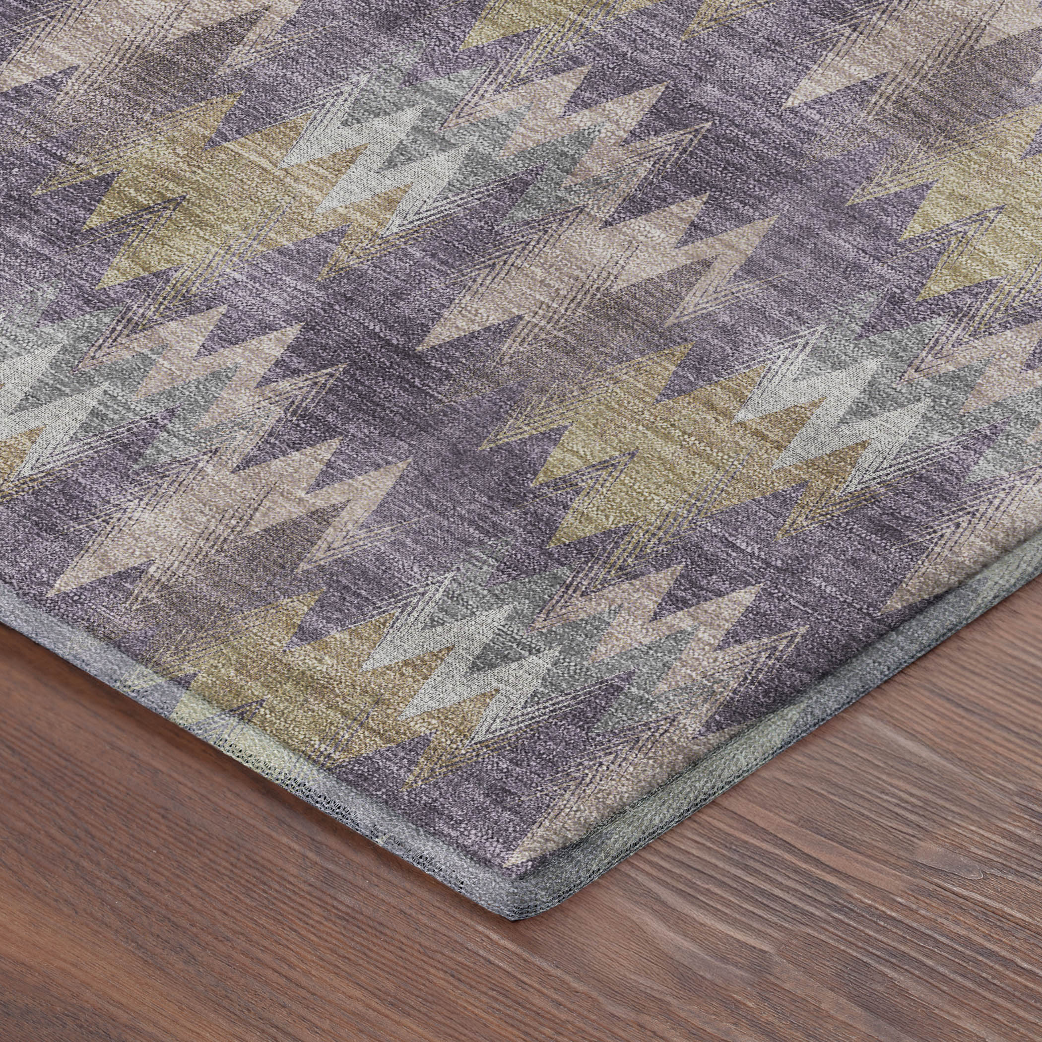 Dalyn Soft Essentials SE5 Plum Area Rug Corner
