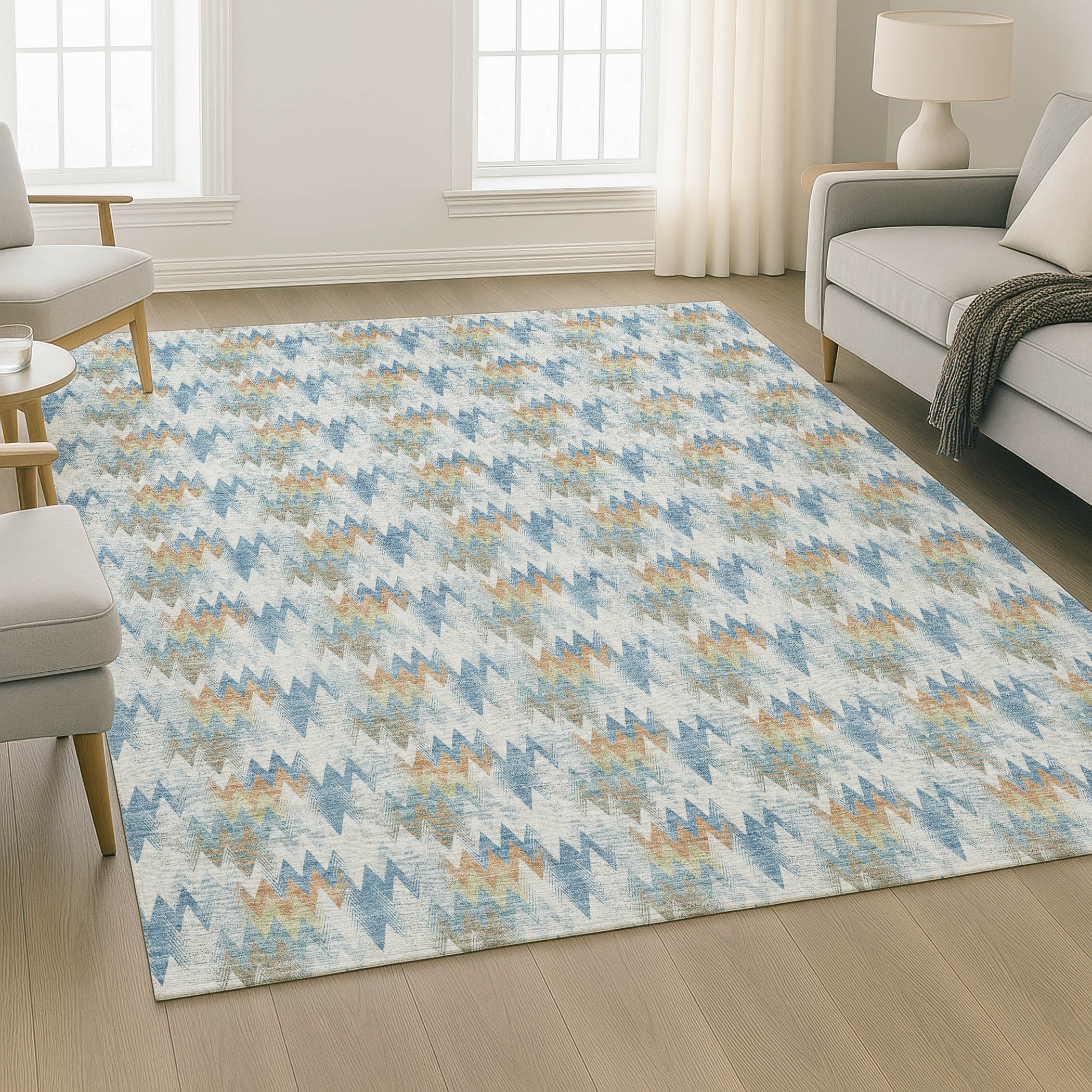 Dalyn Soft Essentials SE5 Seaside Area Rug Room Scene