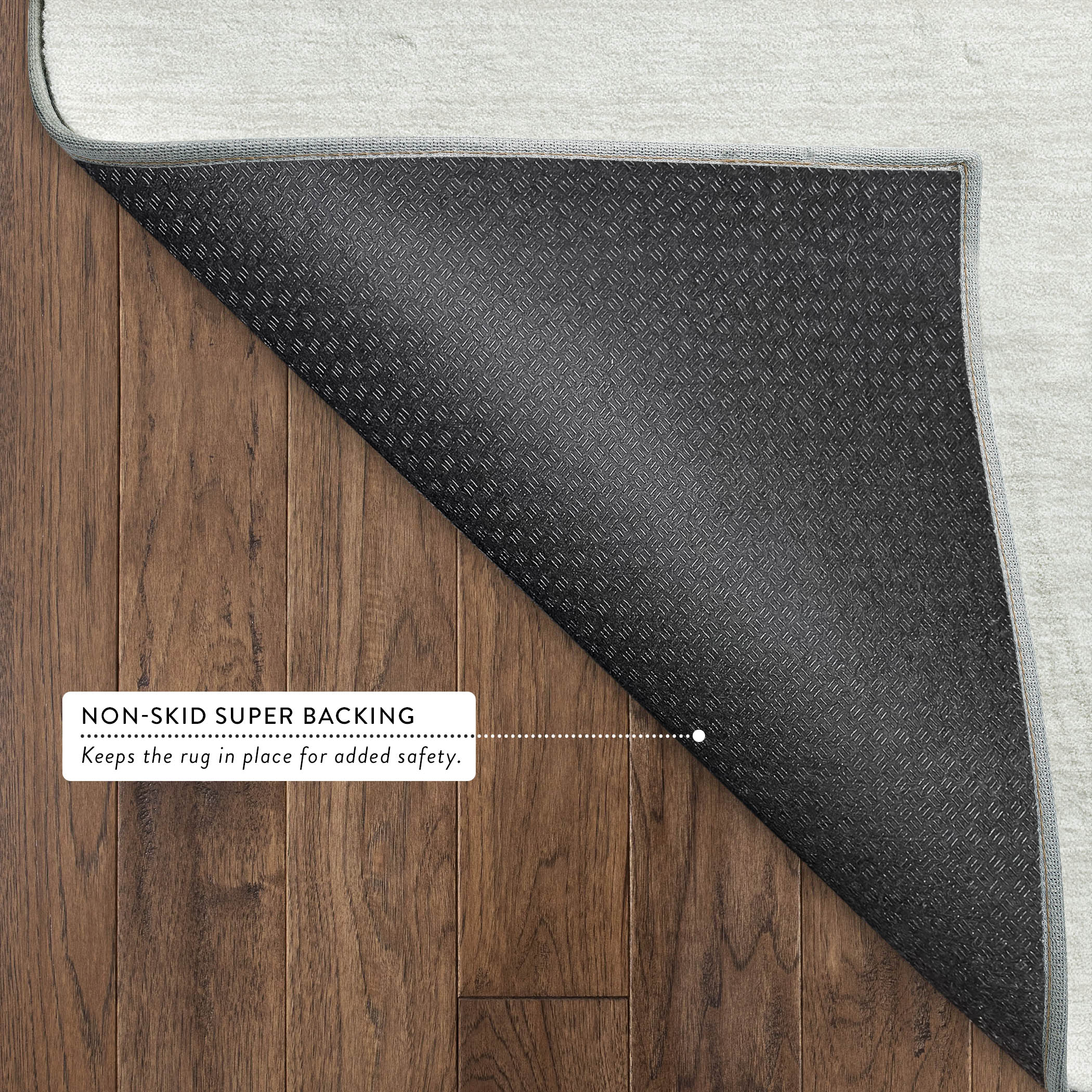 Dalyn Soft Essentials SE6 Ivory Area Rug Back