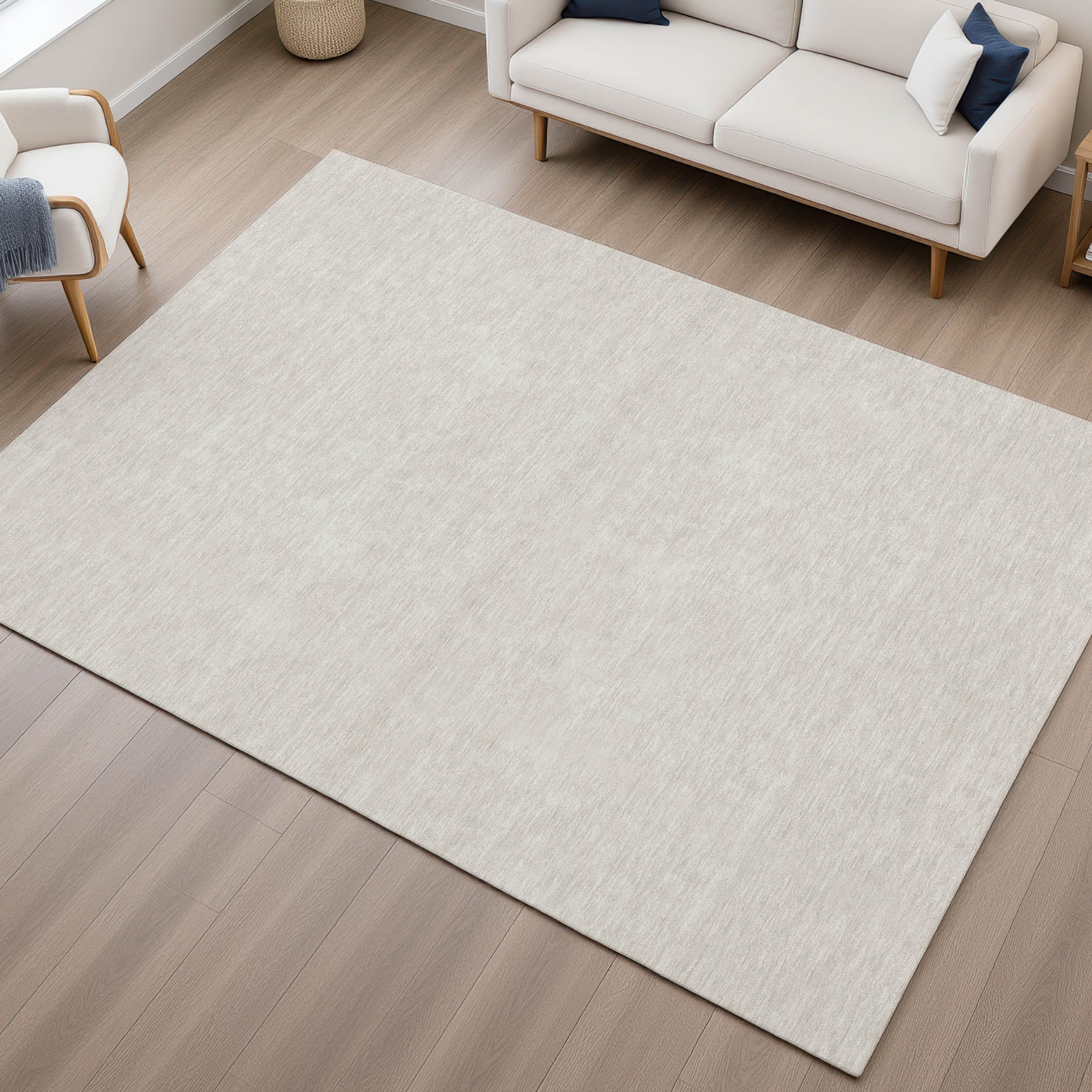 Dalyn Soft Essentials SE6 Linen Area Rug Room Scene