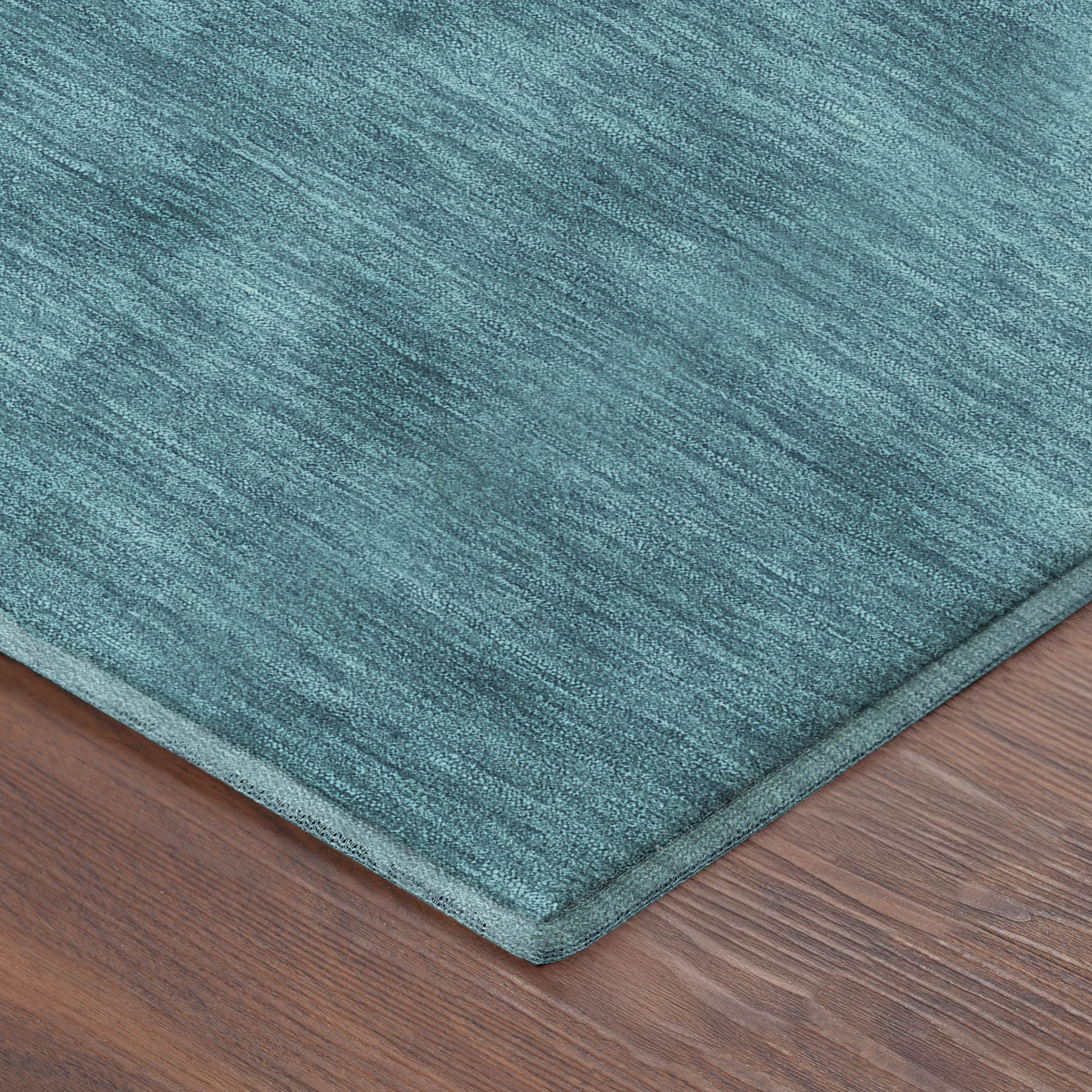 Dalyn Soft Essentials SE6 Turquoise Area Rug Corner