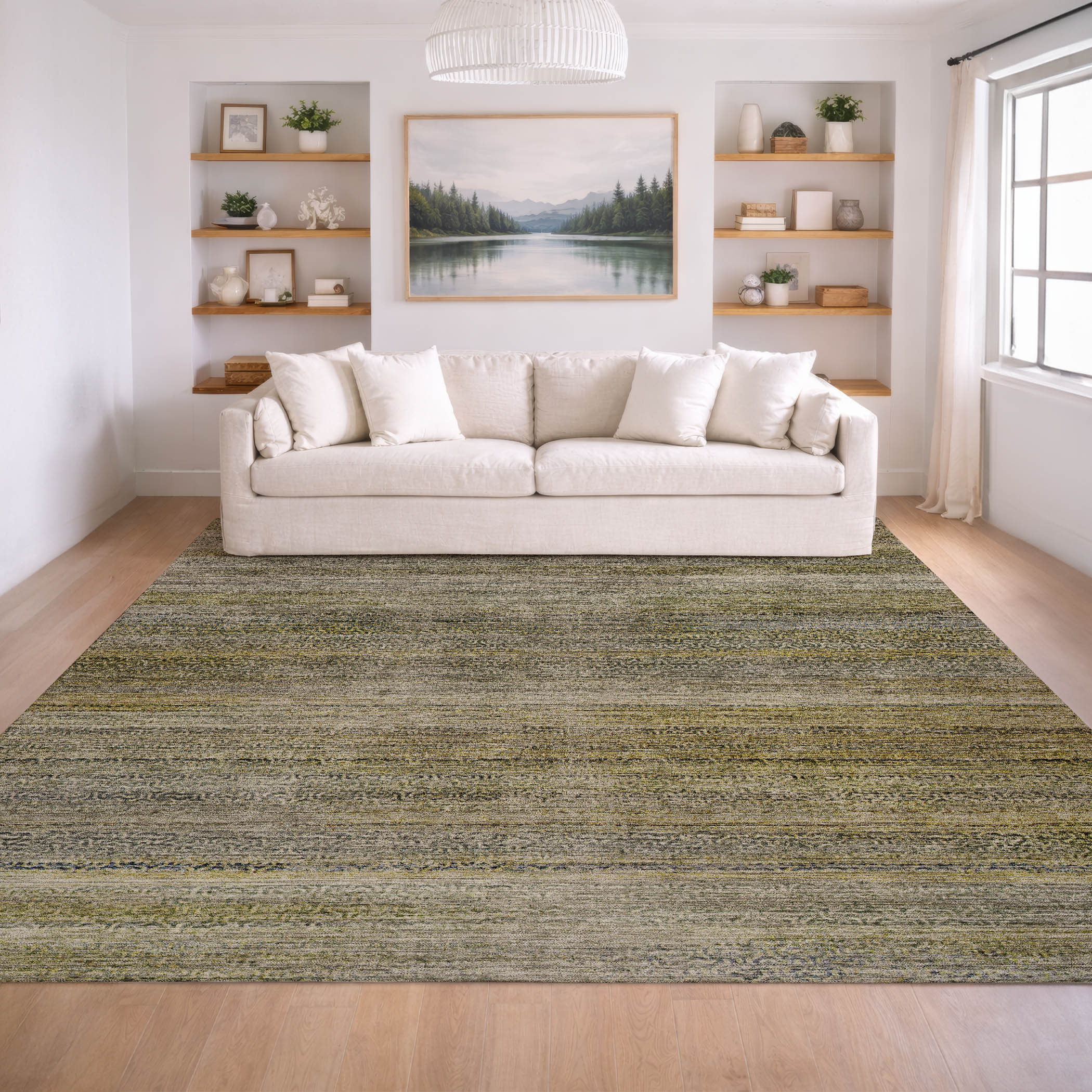 Dalyn Vico VC1 Aloe Area Rug Room Scene