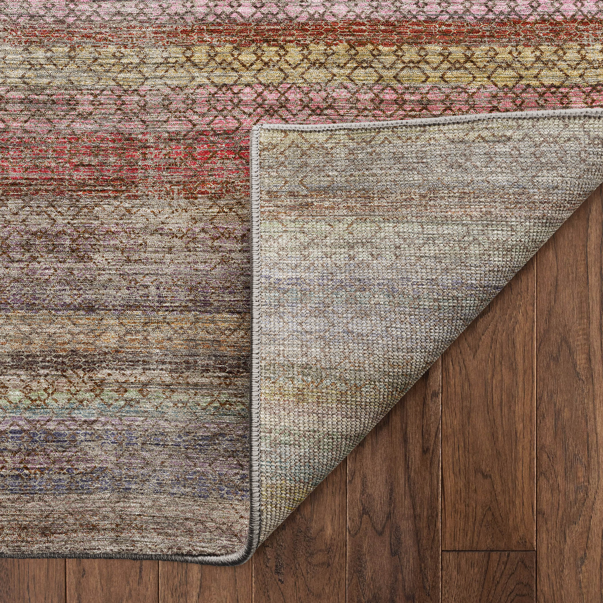 Dalyn Vico VC4 Chocolate Area Rug Back