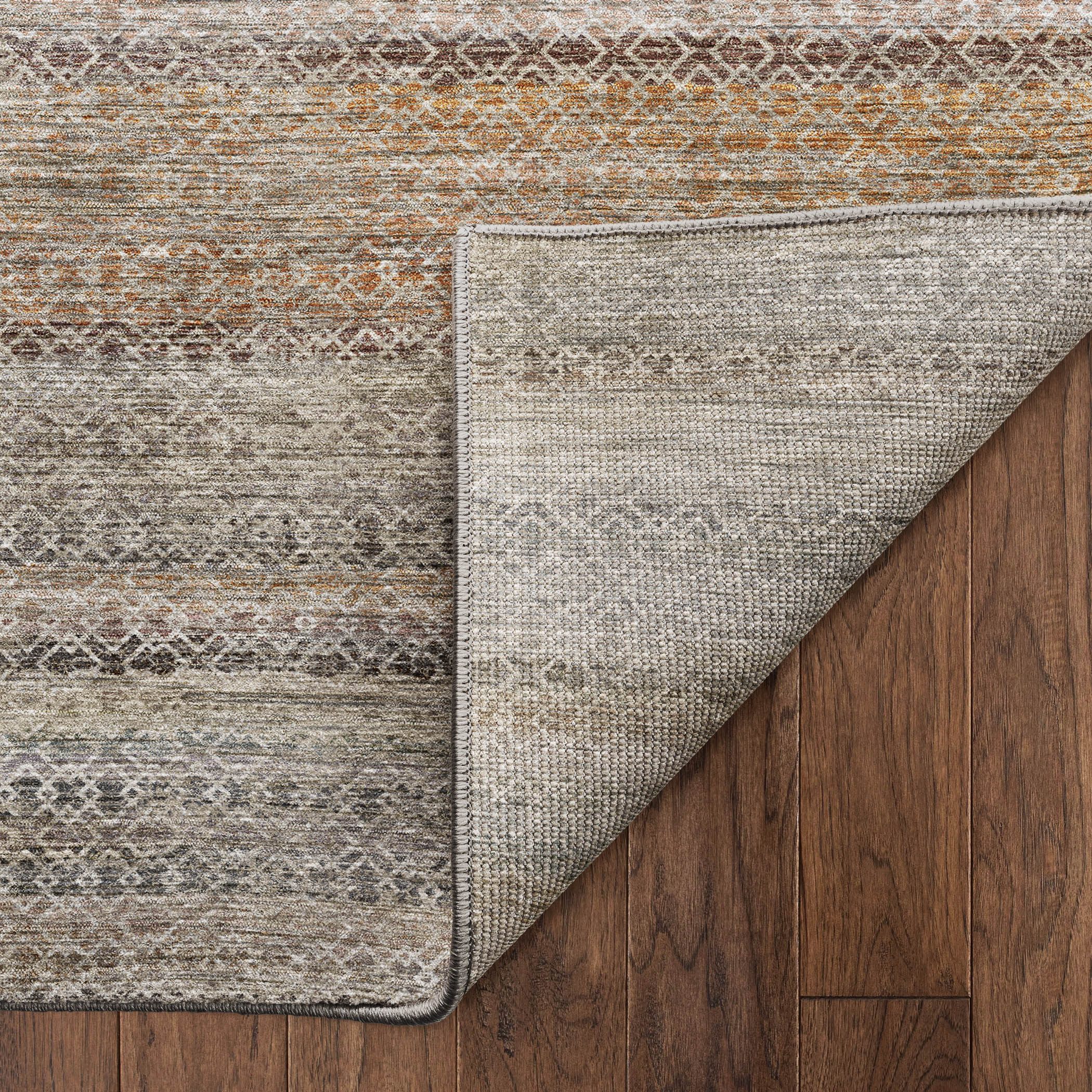 Dalyn Vico VC4 Khaki Area Rug Back