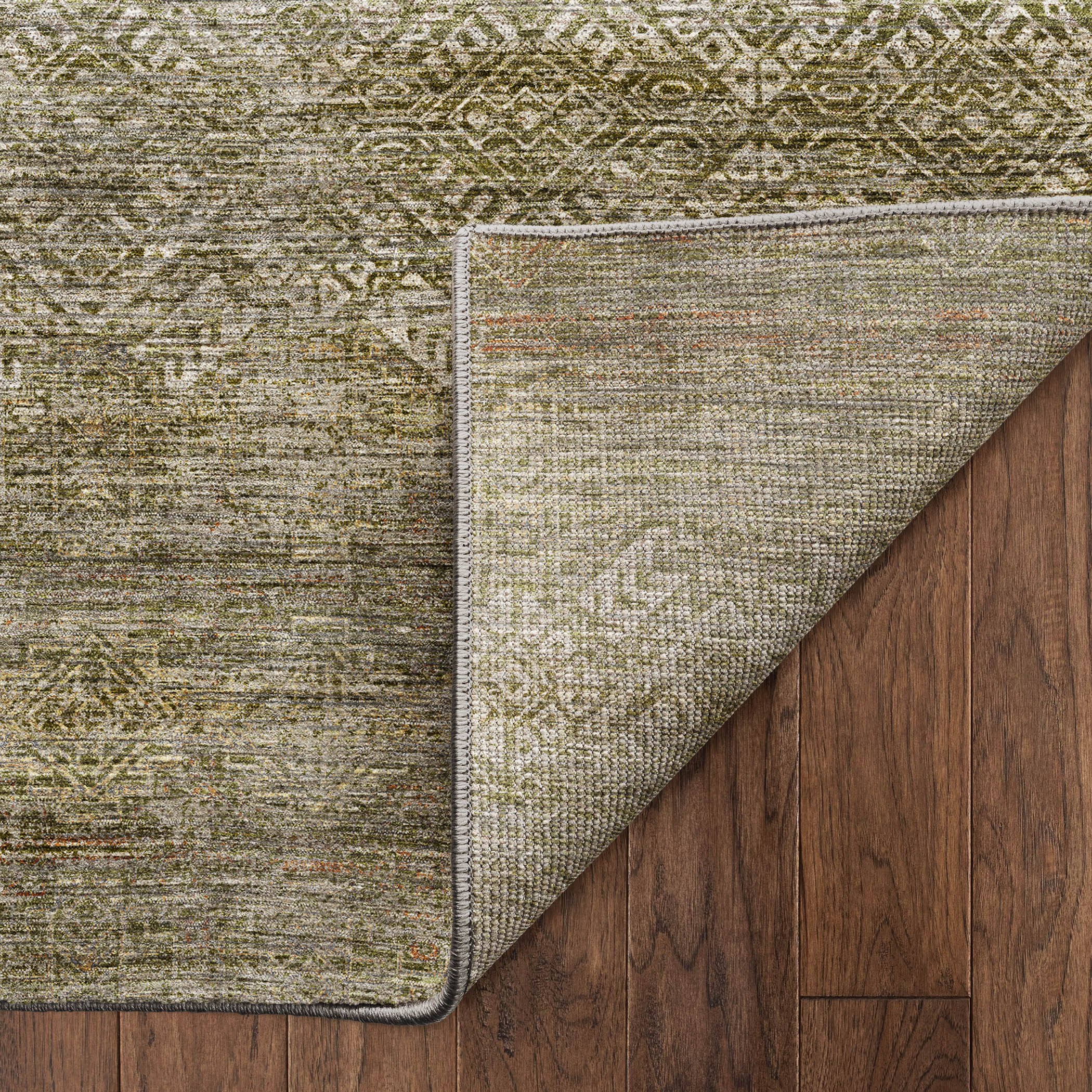 Dalyn Vico VC8 Olive Area Rug Back