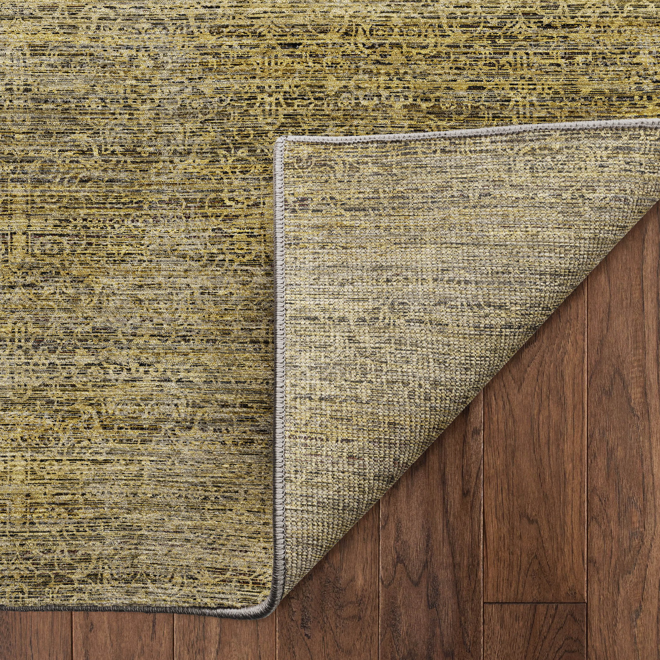 Dalyn Vico VC9 Gold Area Rug Back