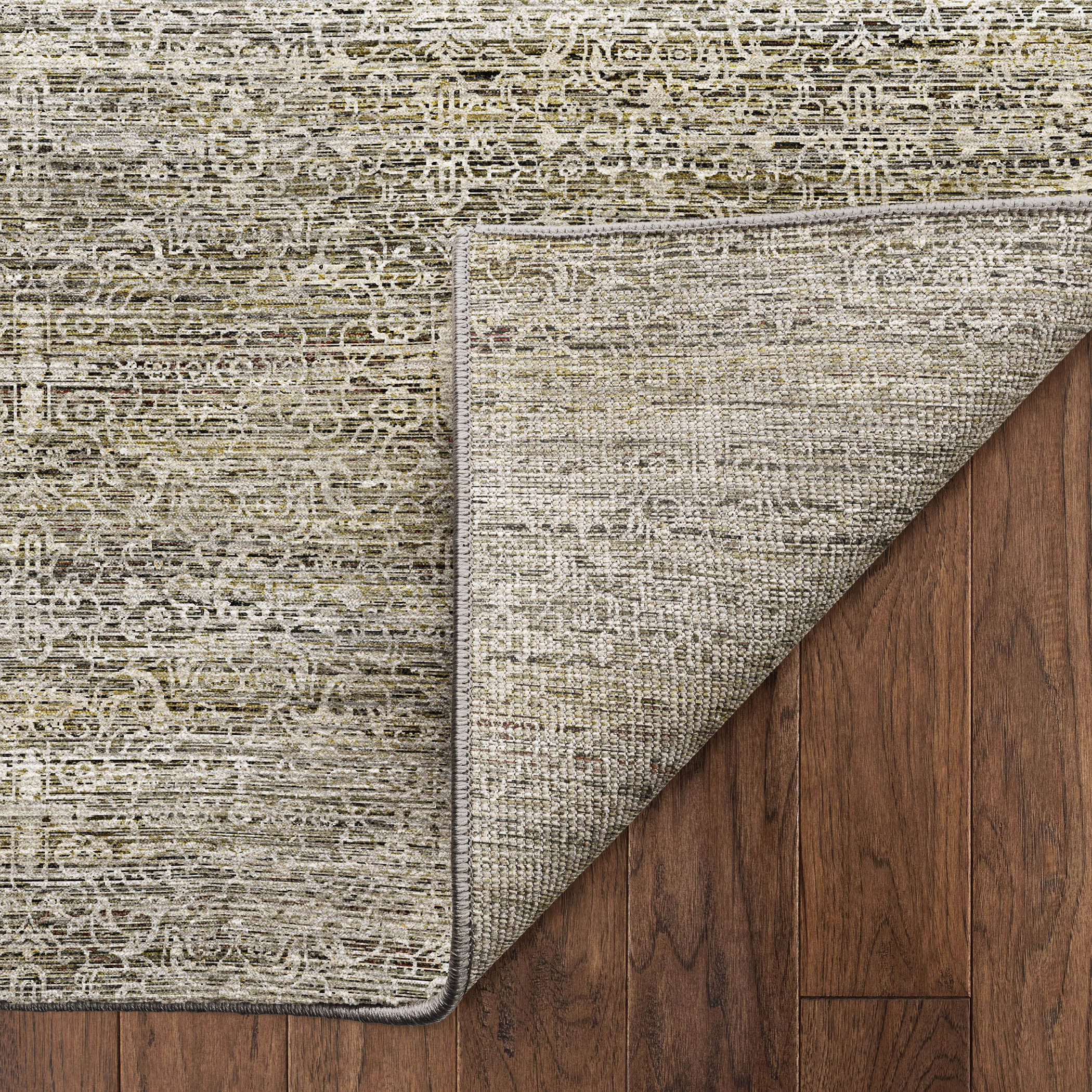 Dalyn Vico VC9 Khaki Area Rug Back