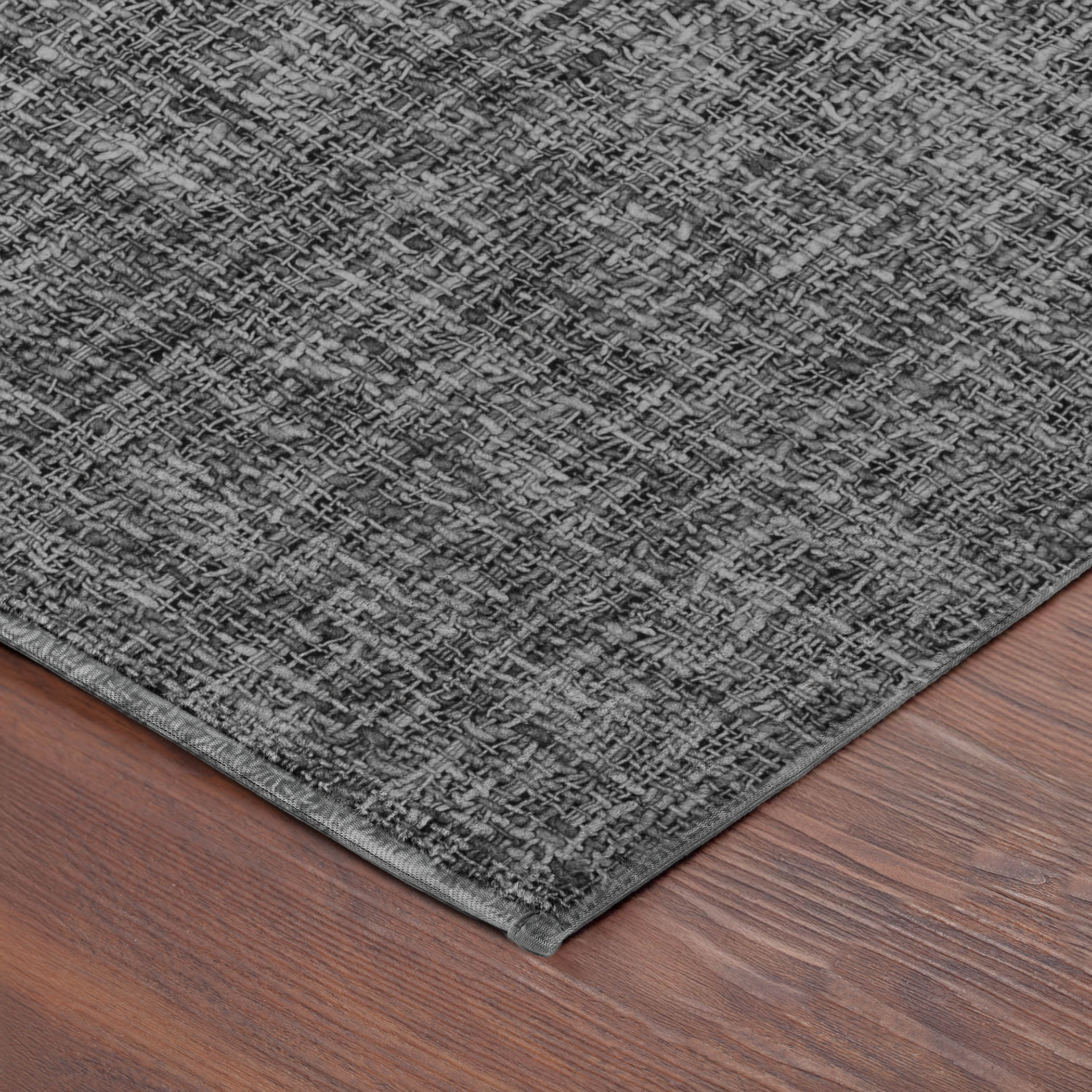 Dalyn Voyage VY1 Charcoal Area Rug Corner