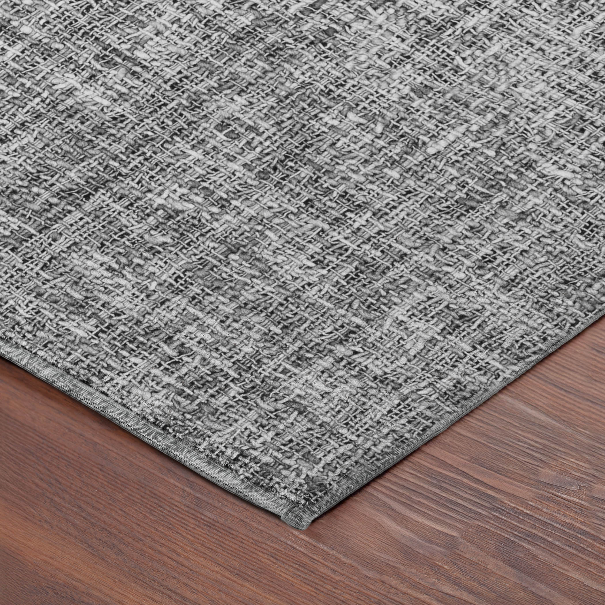 Dalyn Voyage VY1 Gray Area Rug Corner