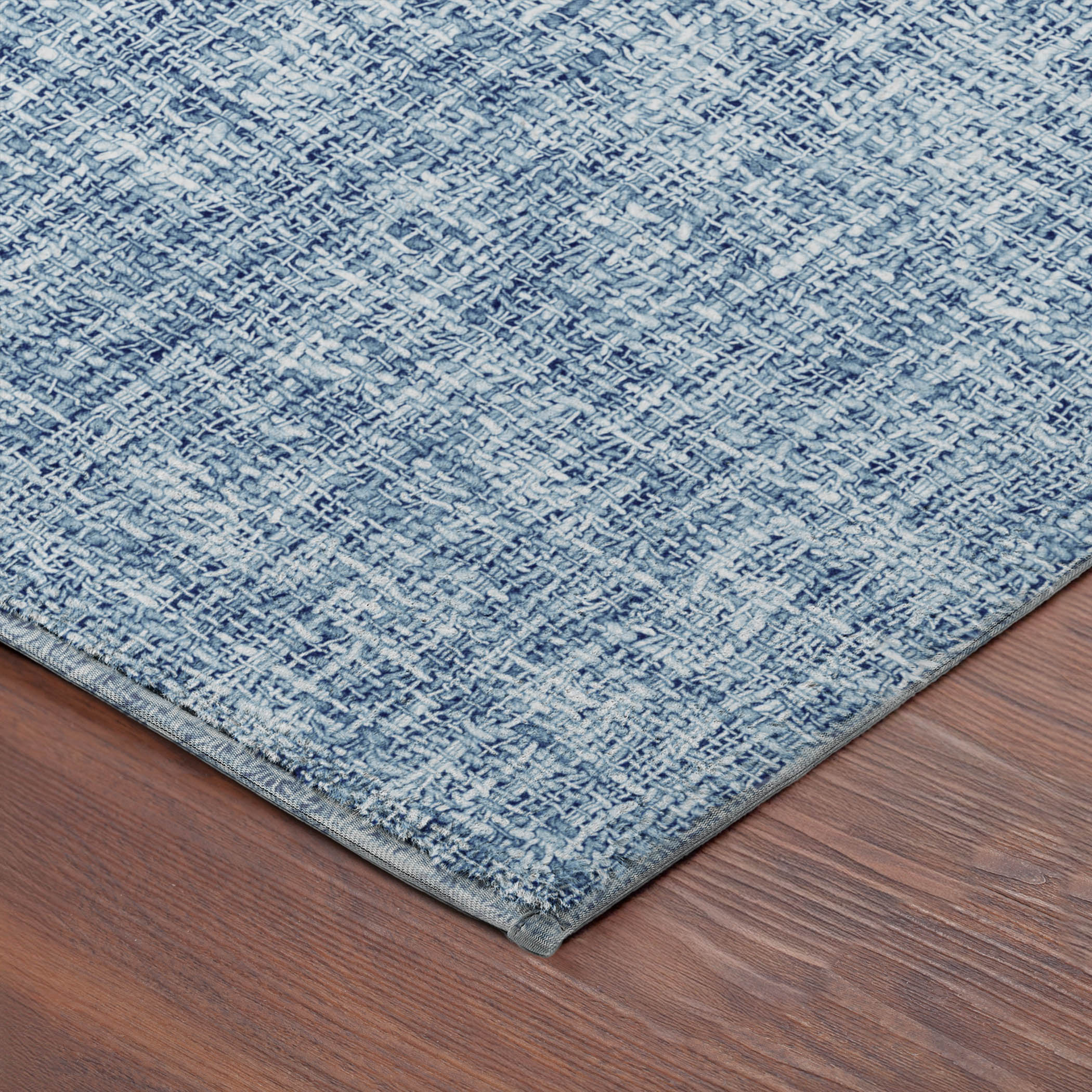Dalyn Voyage VY1 Denim Area Rug Corner
