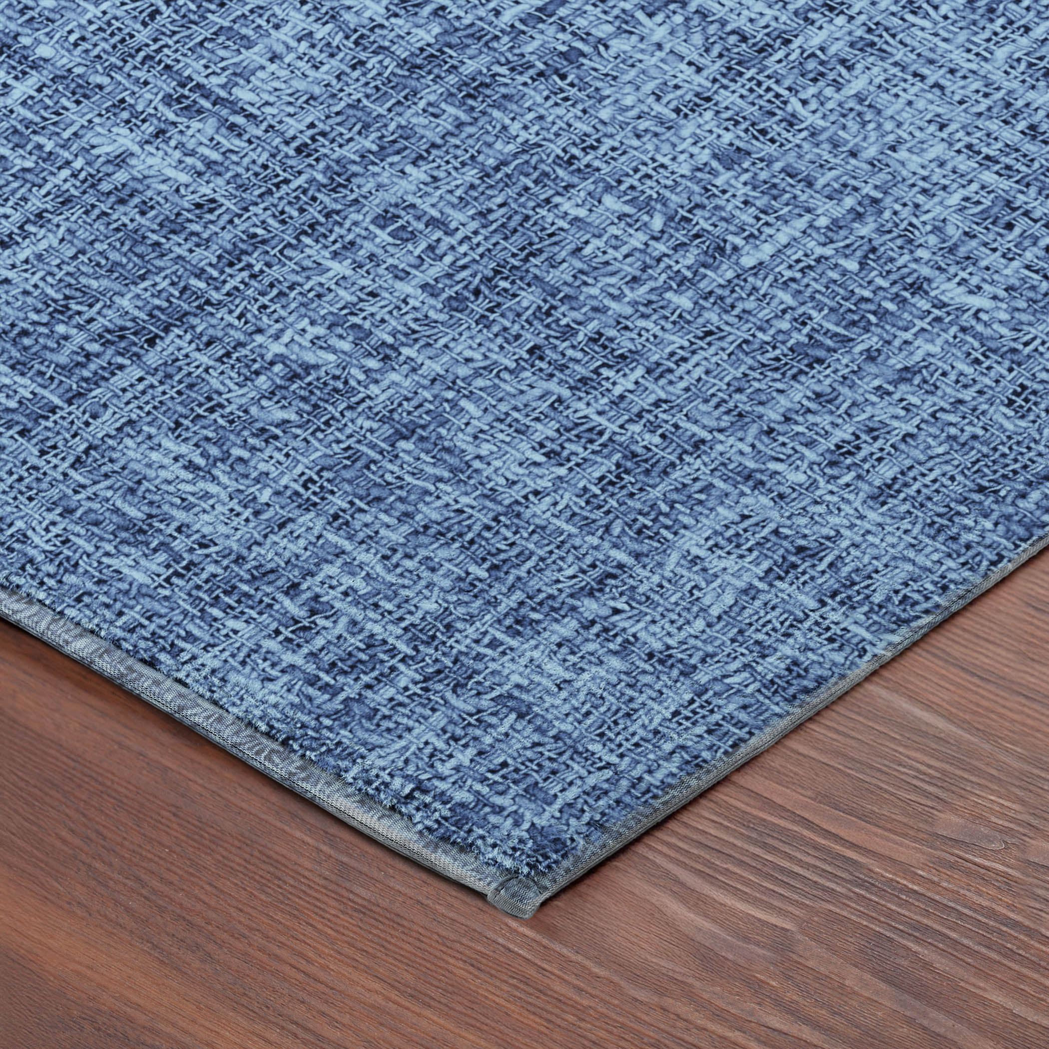 Dalyn Voyage VY1 Navy Area Rug Corner