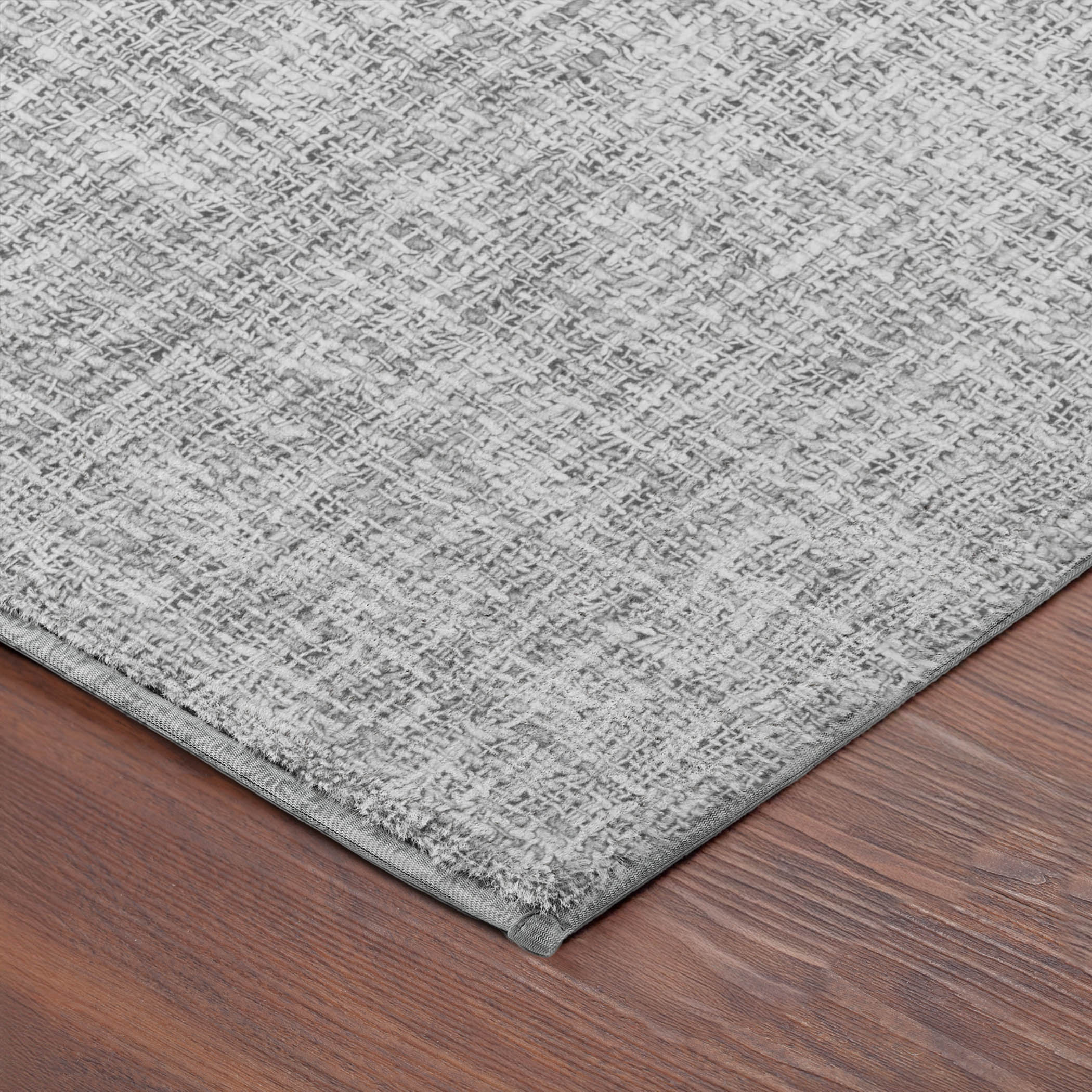 Dalyn Voyage VY1 Silver Area Rug Corner