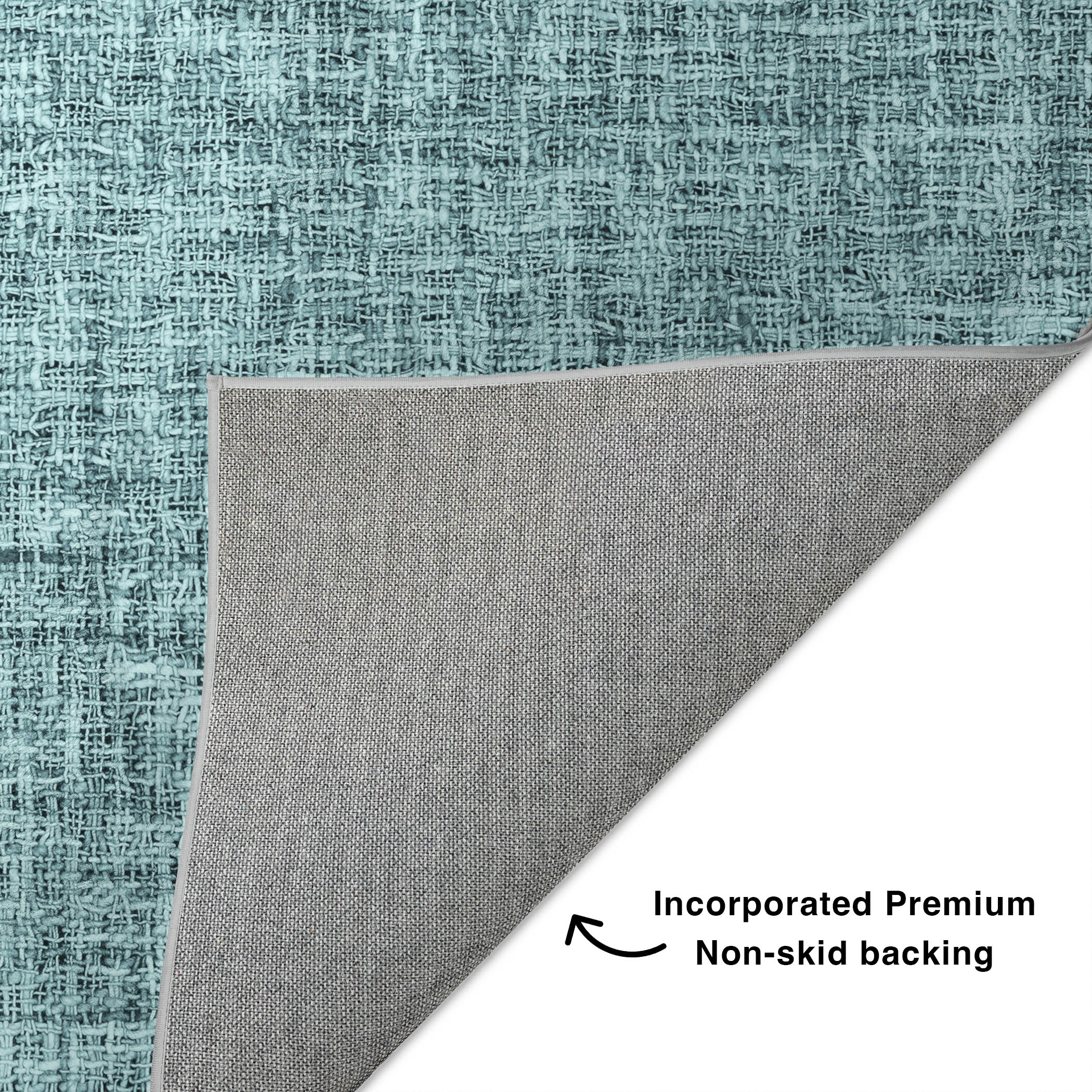 Dalyn Voyage VY1 Teal Area Rug Back