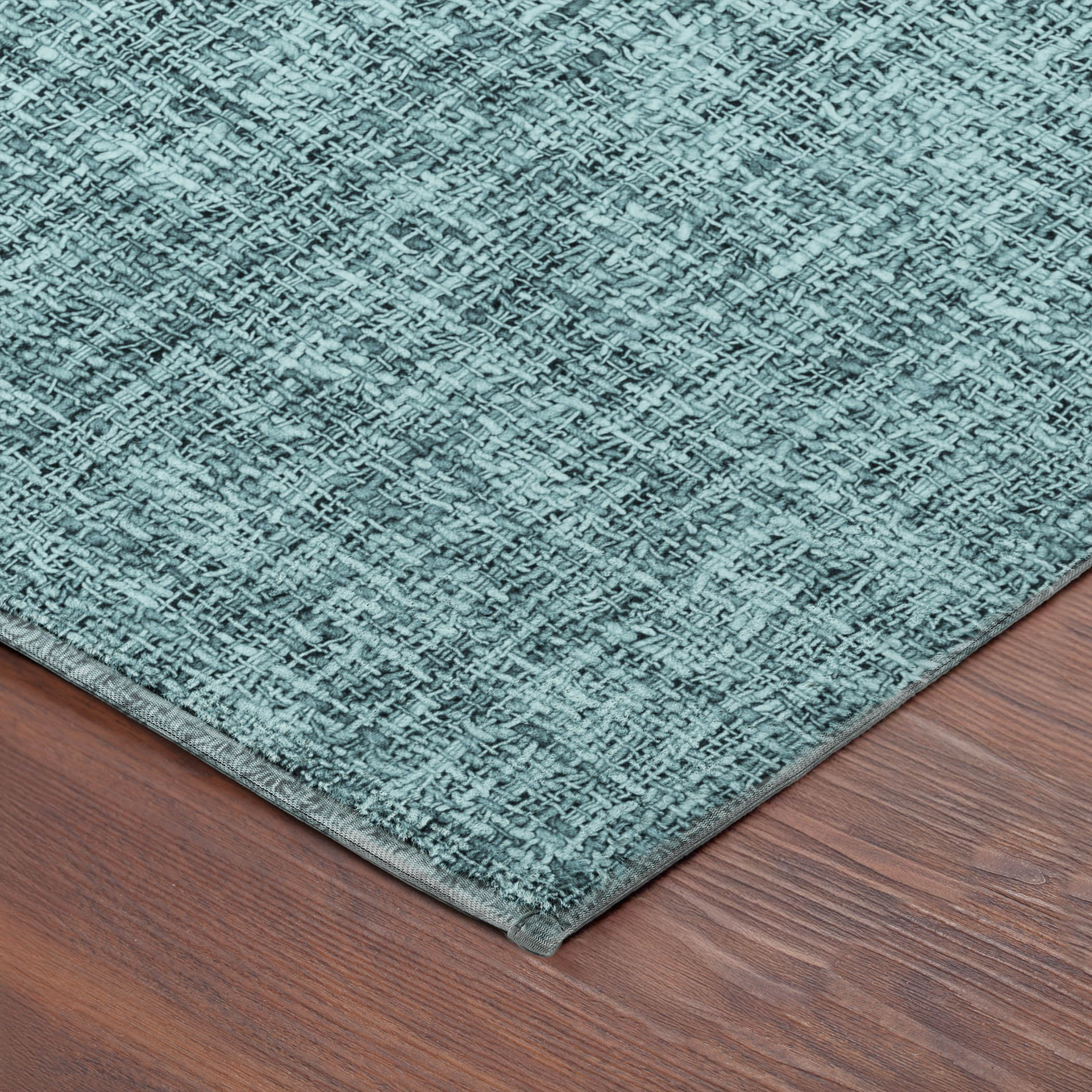 Dalyn Voyage VY1 Teal Area Rug Corner