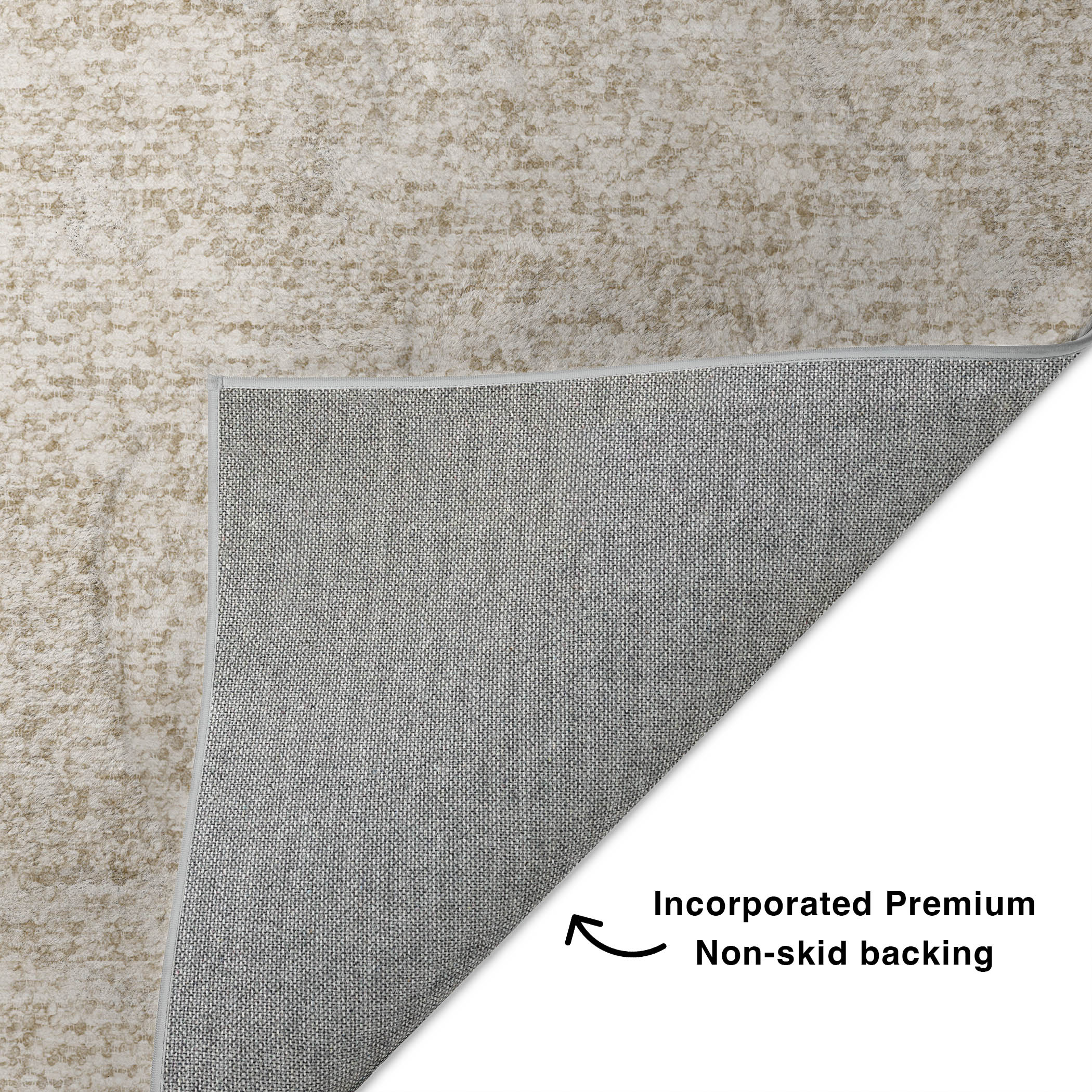 Dalyn Voyage VY2 Beige Area Rug Back