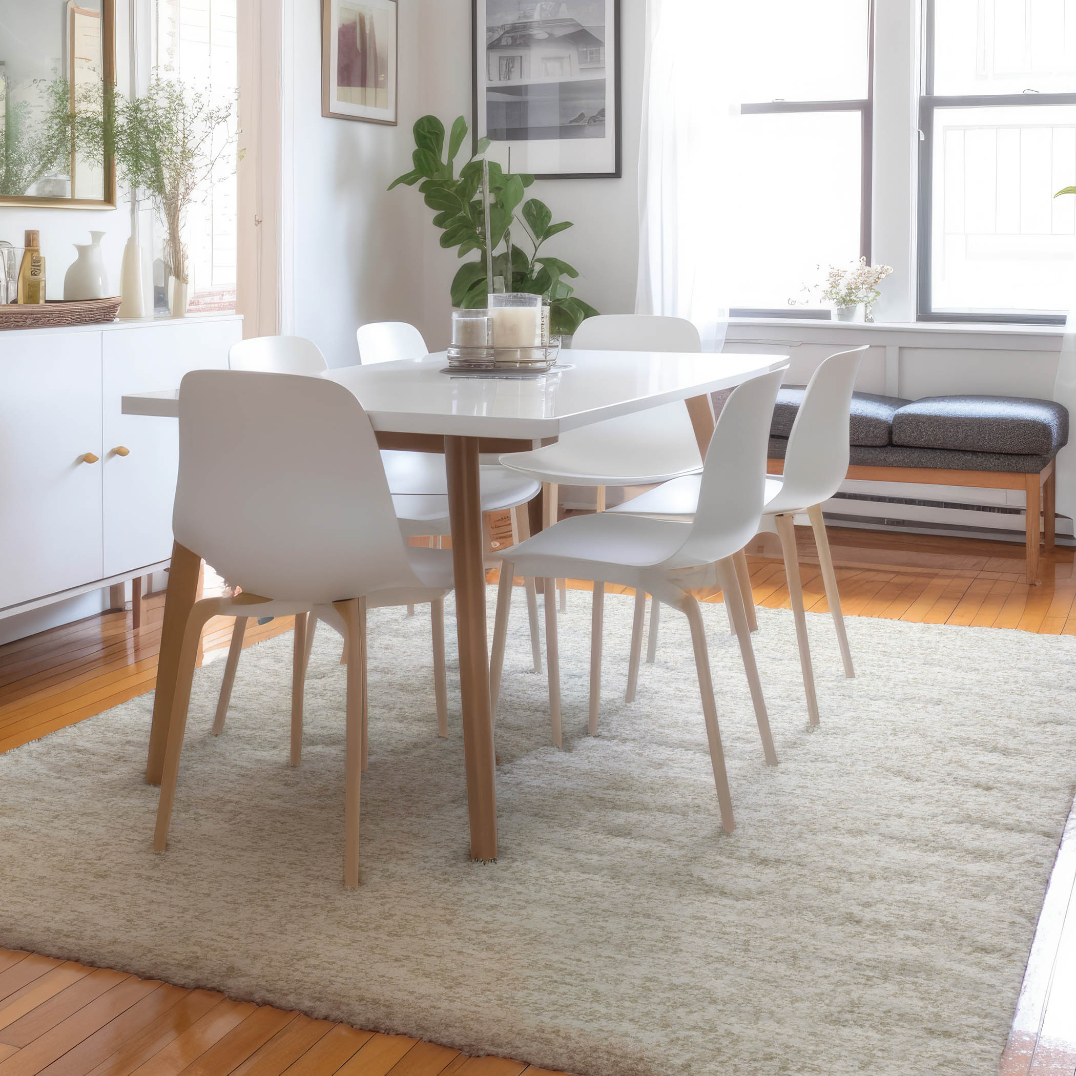 Dalyn Voyage VY2 Linen Area Rug Room Scene