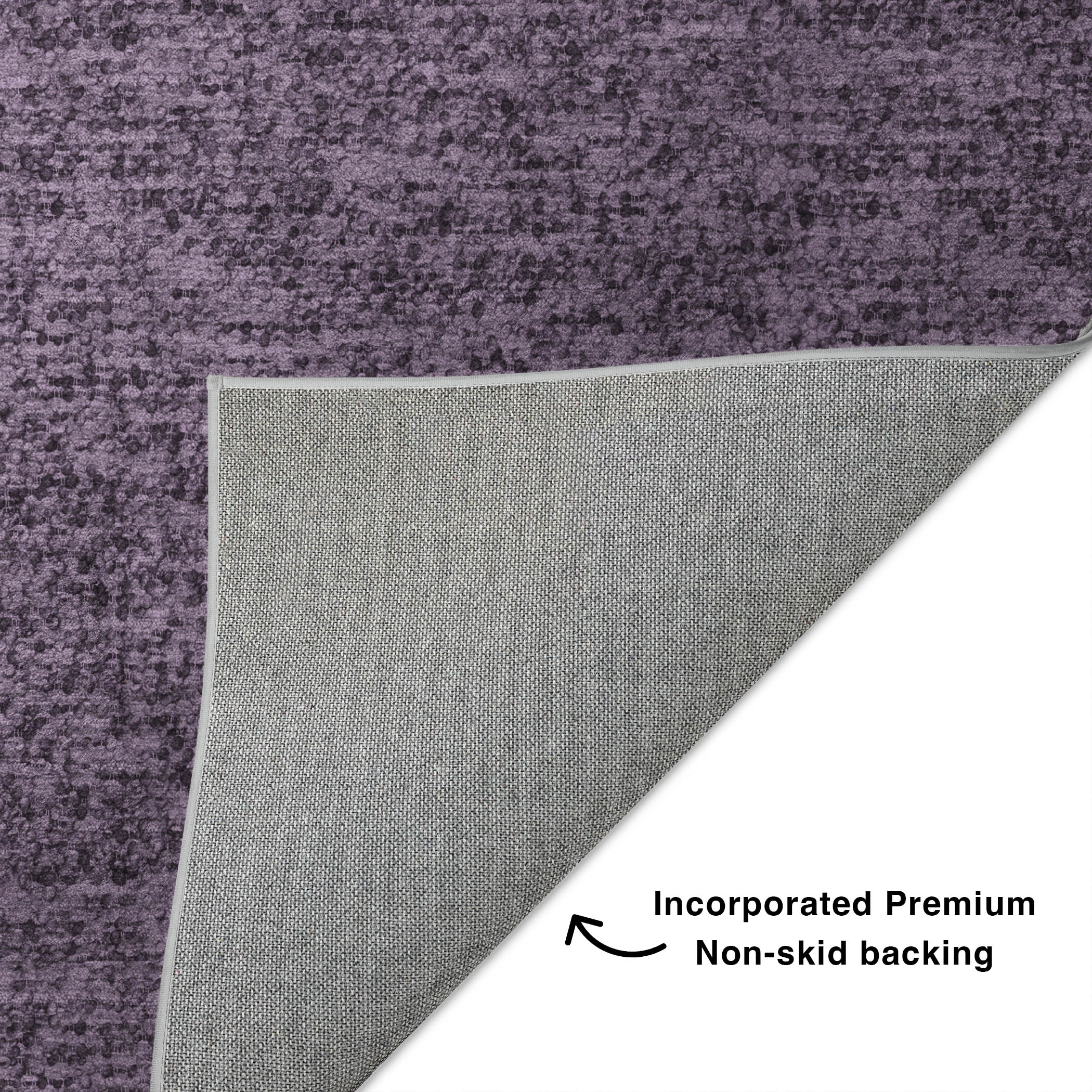 Dalyn Voyage VY2 Plum Area Rug Back