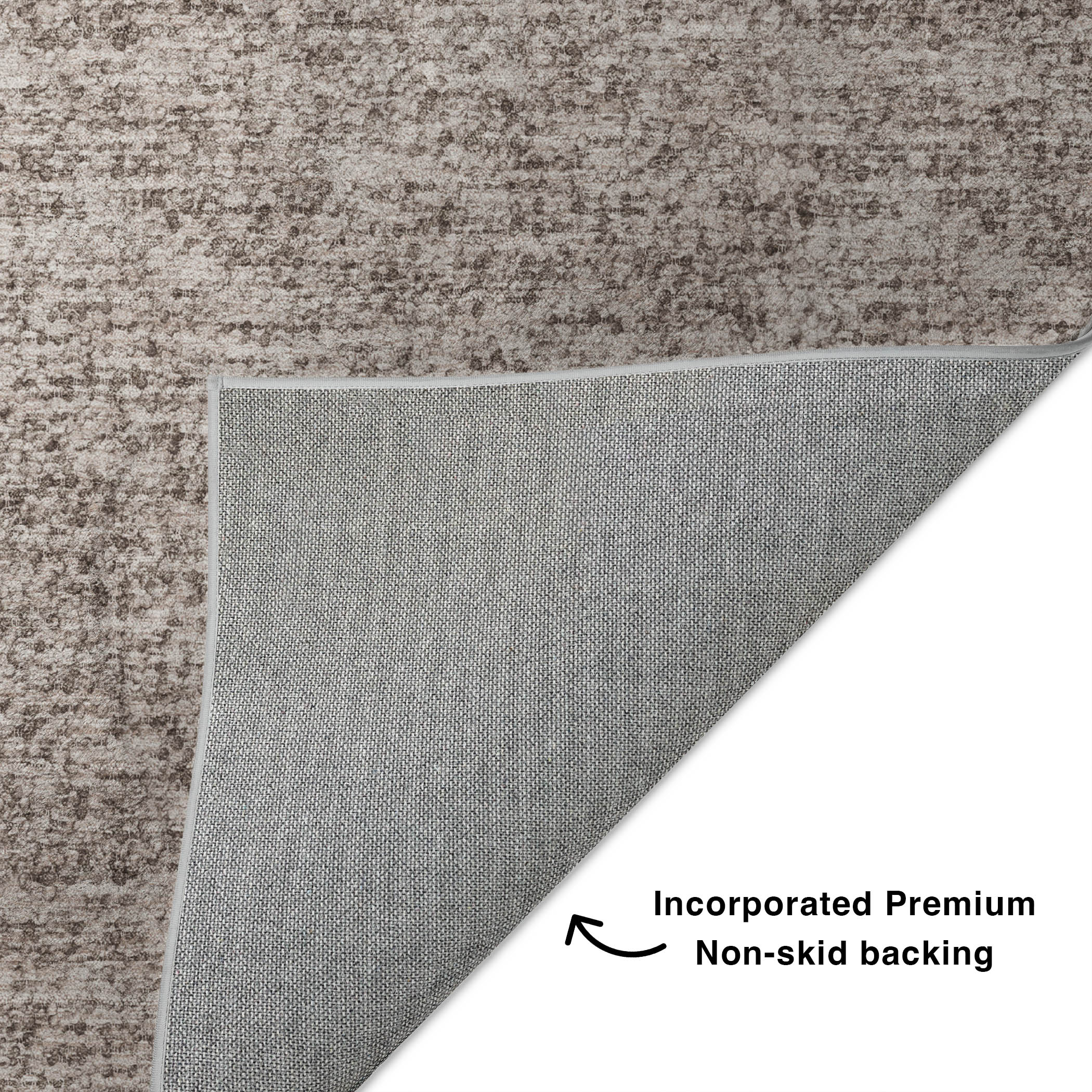 Dalyn Voyage VY2 Taupe Area Rug Back
