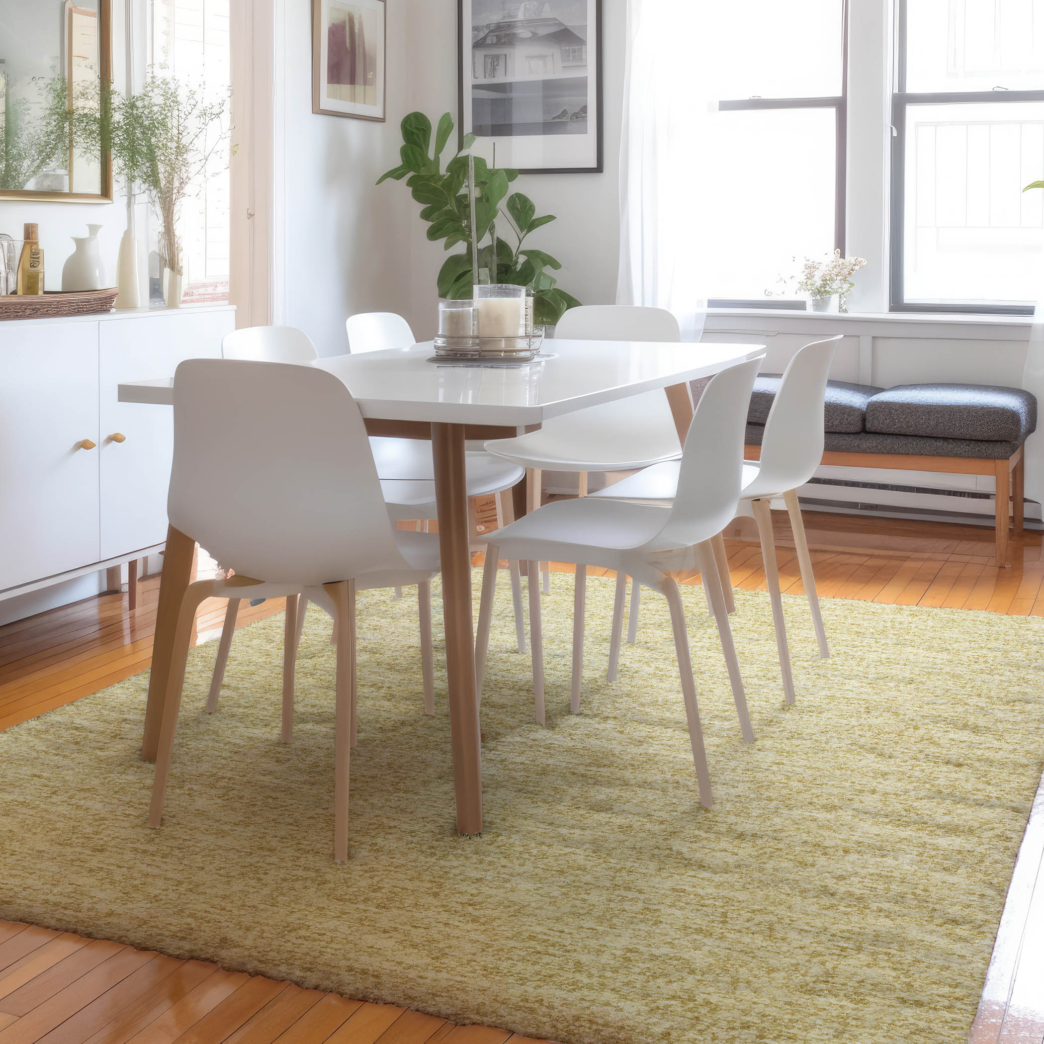 Dalyn Voyage VY2 Wheat Area Rug Room Scene