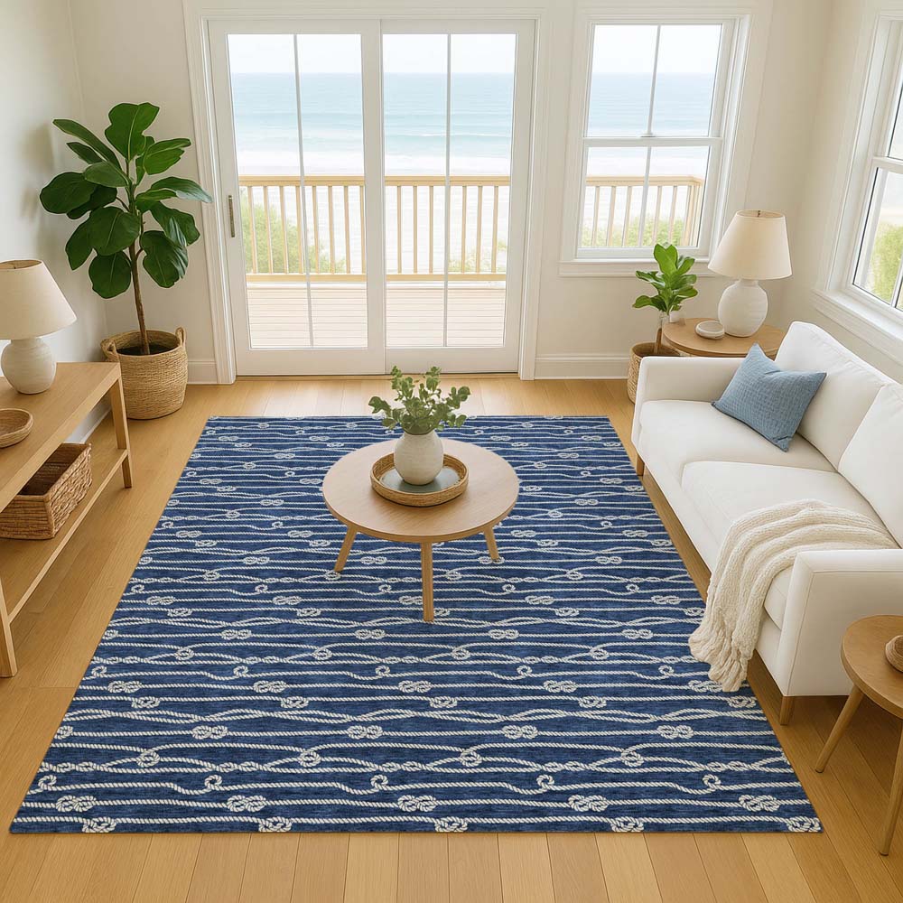 Nubrisa Oceanside 5078 Navy Area Rug Room
