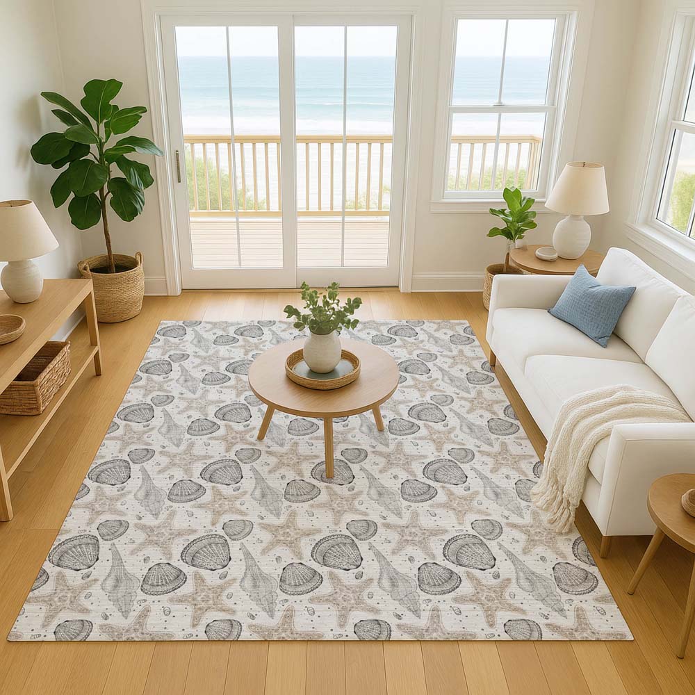Nubrisa Oceanside 5078 Silver Area Rug Room