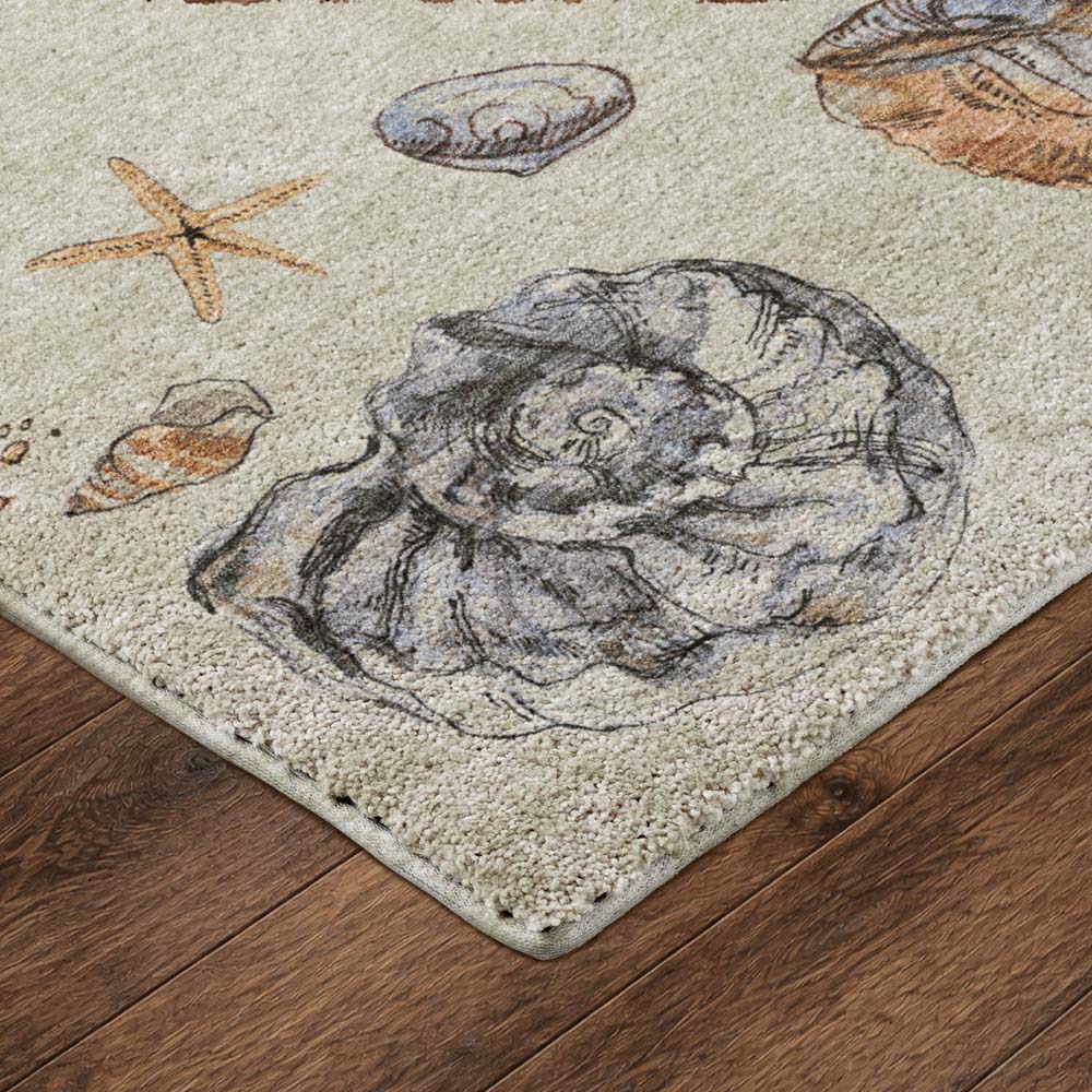 Nubrisa Oceanside 5078 Ivory Area Rug Corner