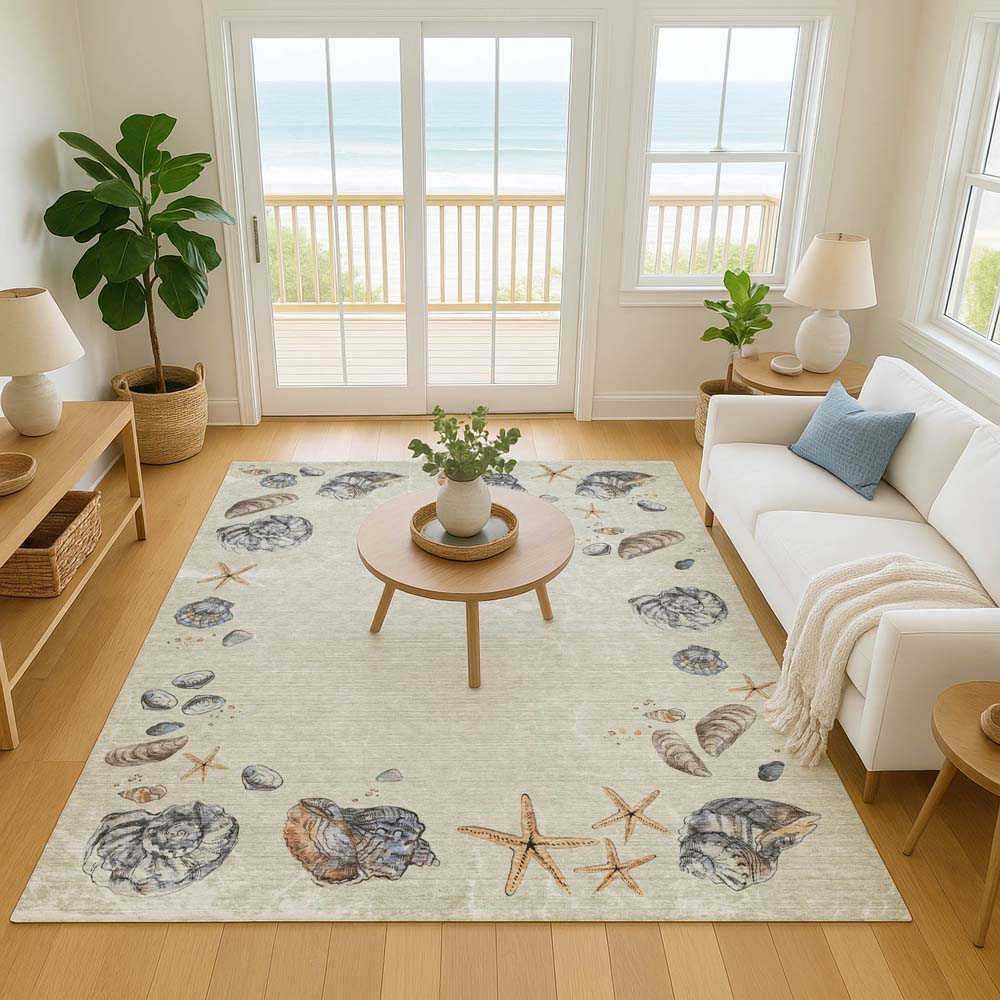 Nubrisa Oceanside 5078 Ivory Area Rug Room