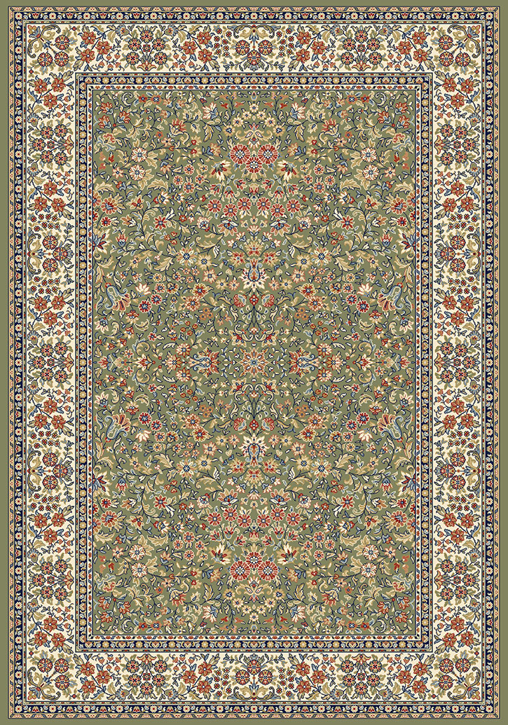 Nubrisa Sarouk 114 Green Area Rug
