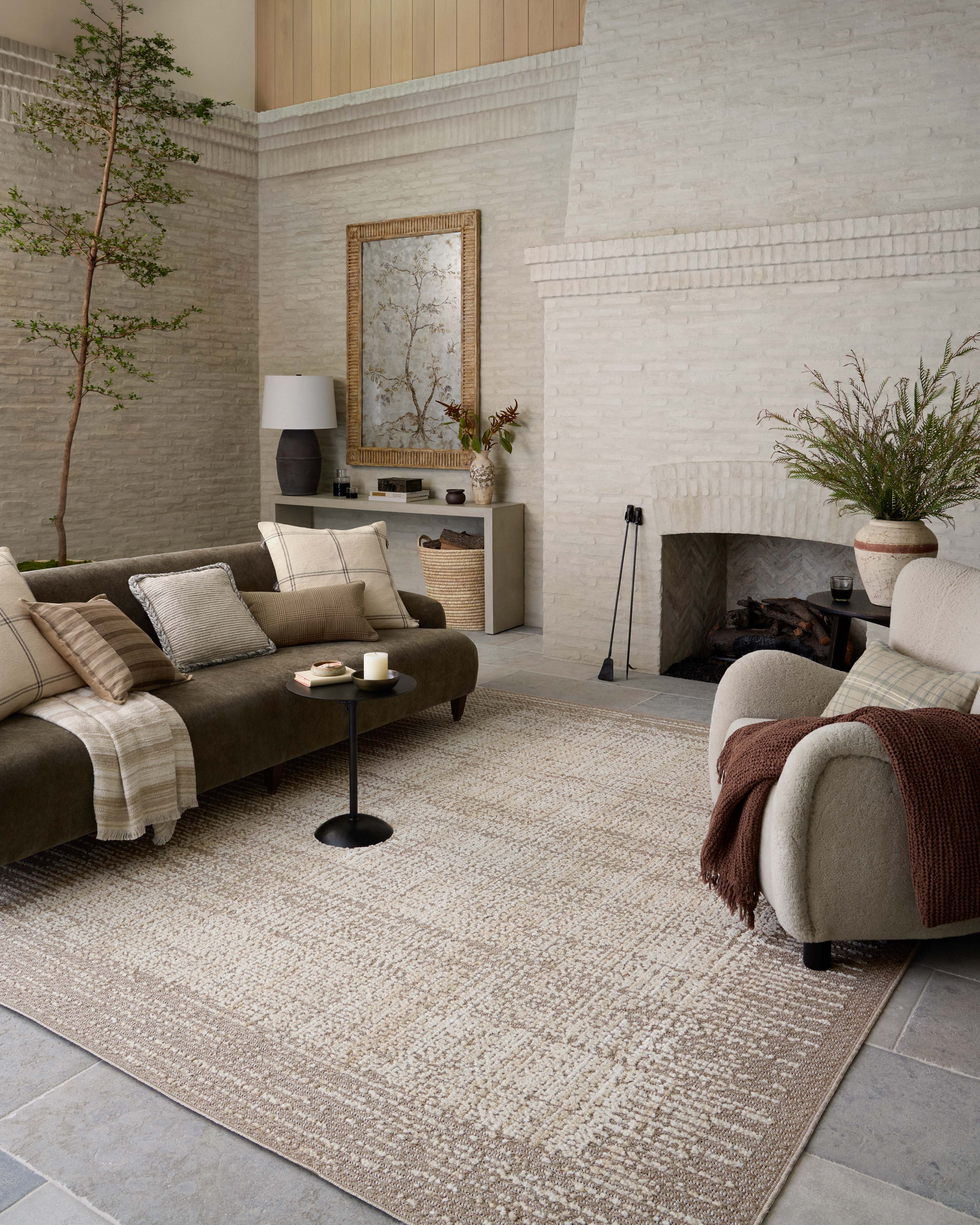 Bexley BEX-06 Natural Taupe Area Rug - Amber Lewis x Loloi
