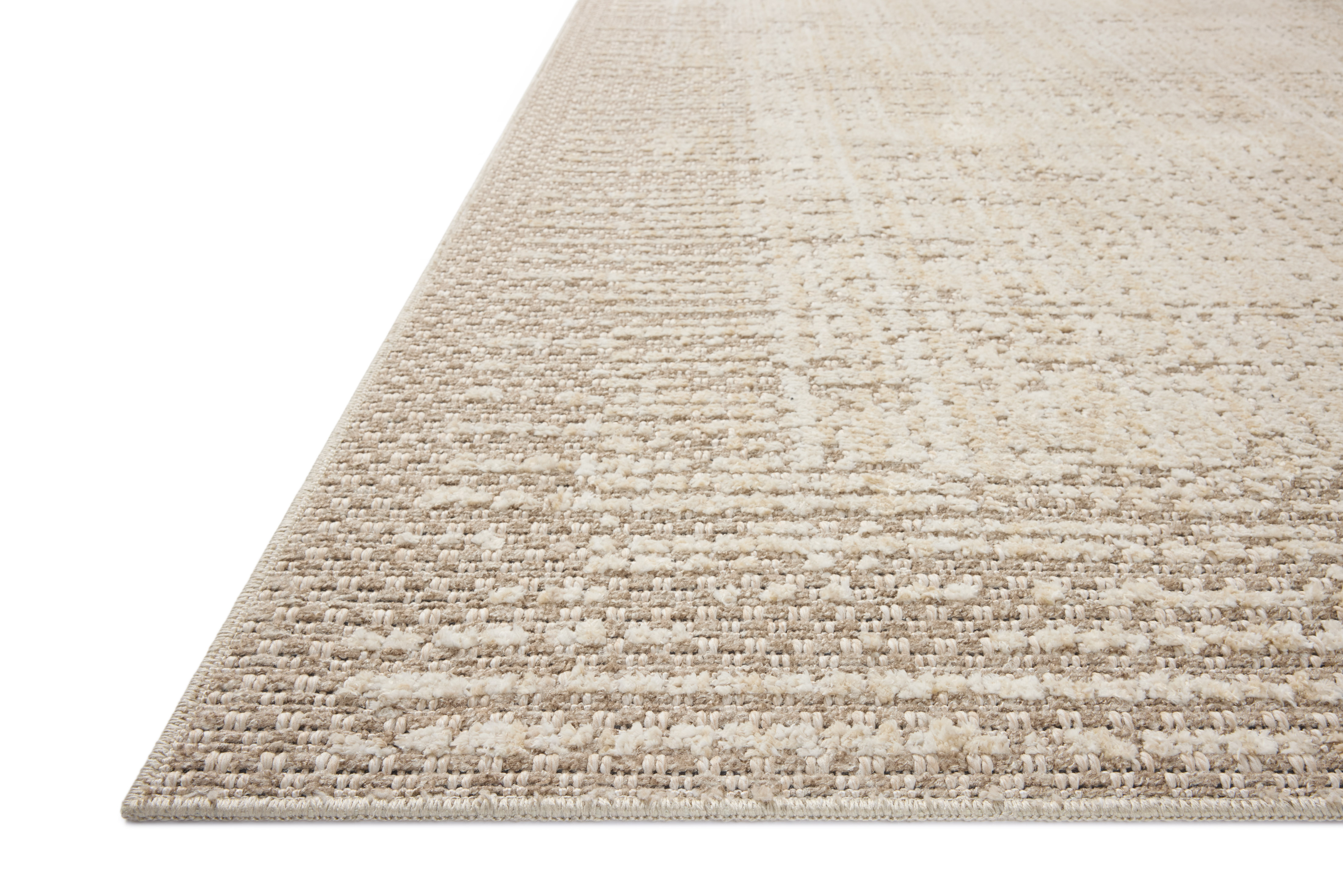 Bexley BEX-06 Natural Taupe Area Rug Corner - Amber Lewis x Loloi