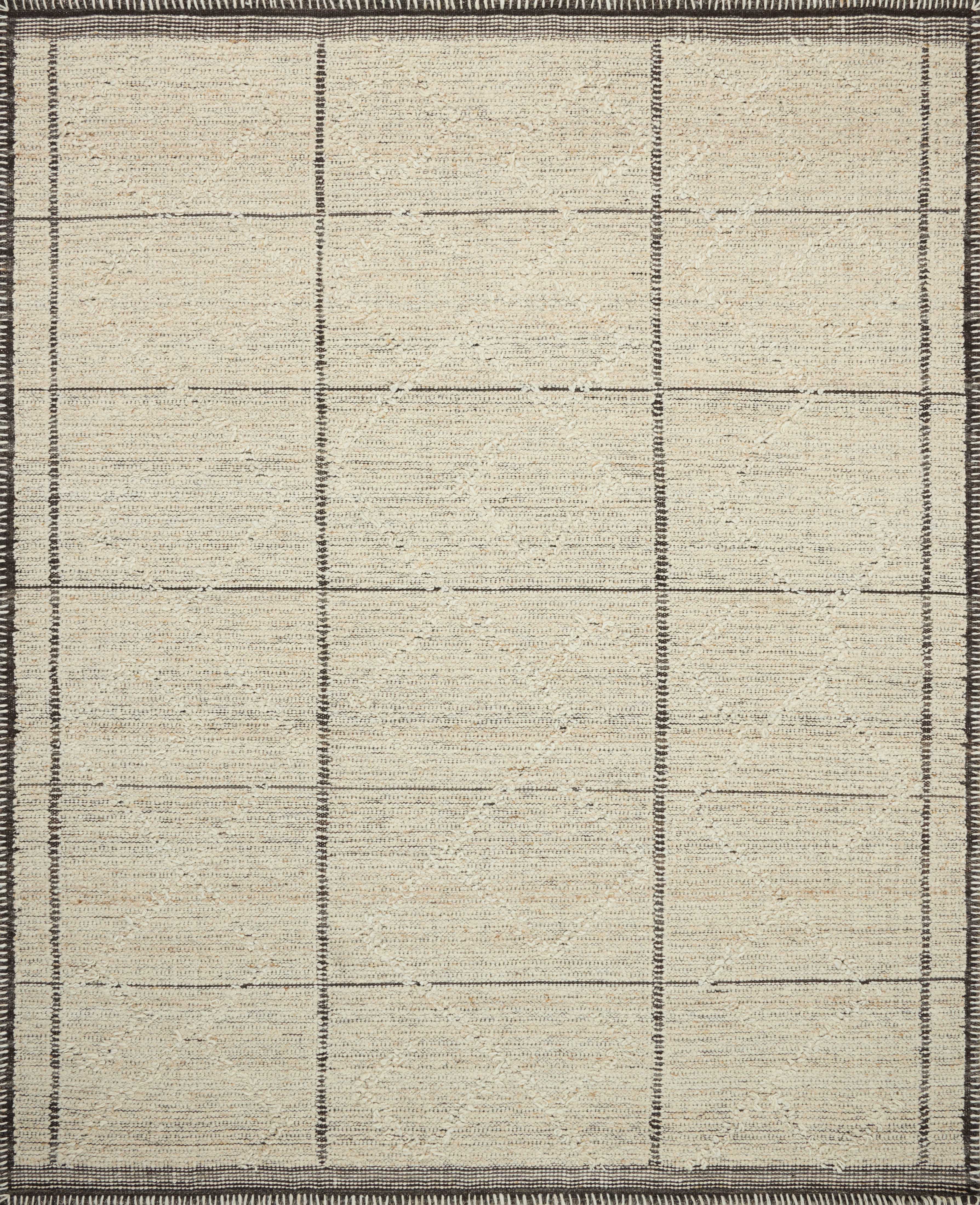 Bowie BOE-01 Ivory Mocha Area Rug - Amber Lewis x Loloi