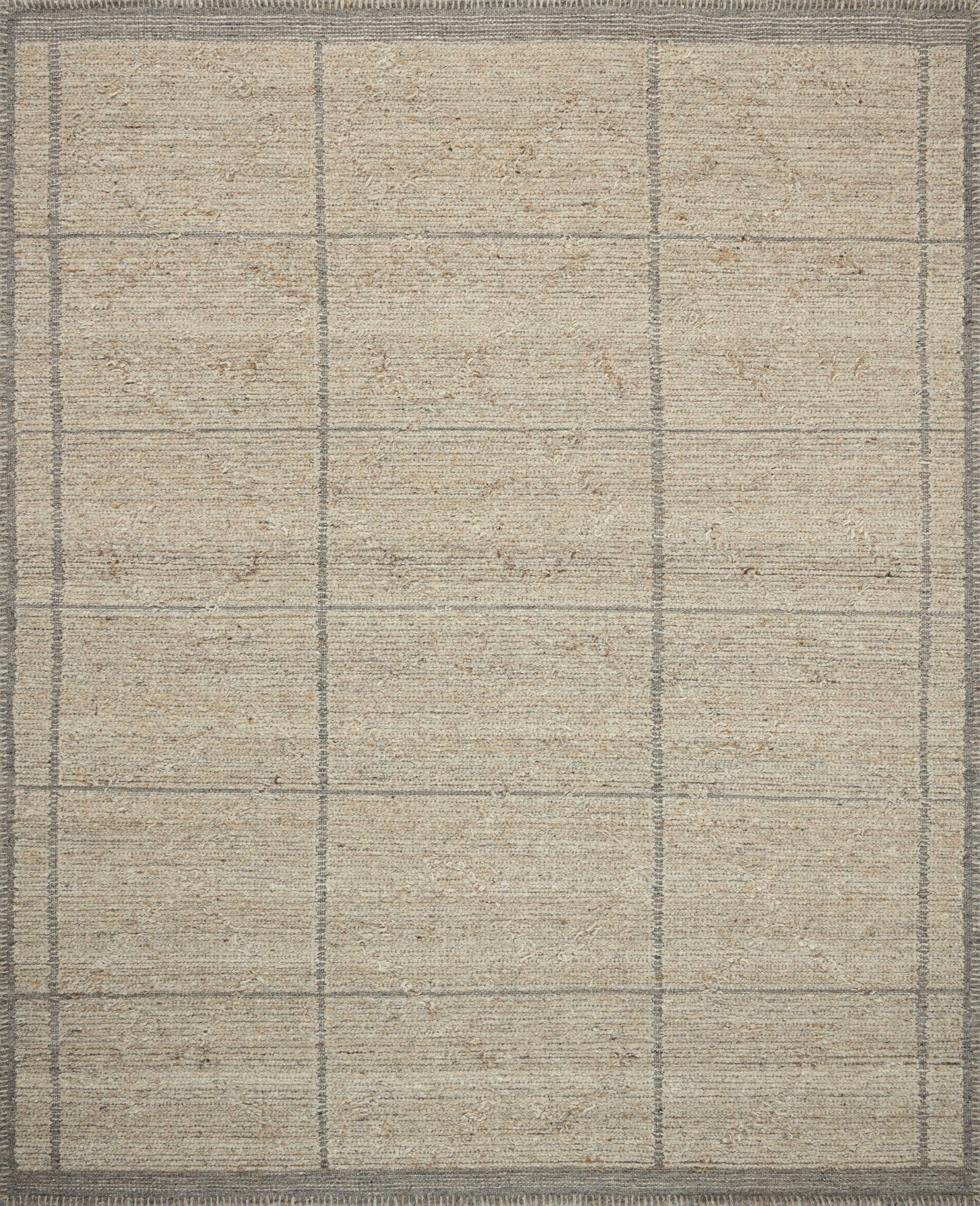 Bowie BOE-01 Fog Grey Area Rug - Amber Lewis x Loloi