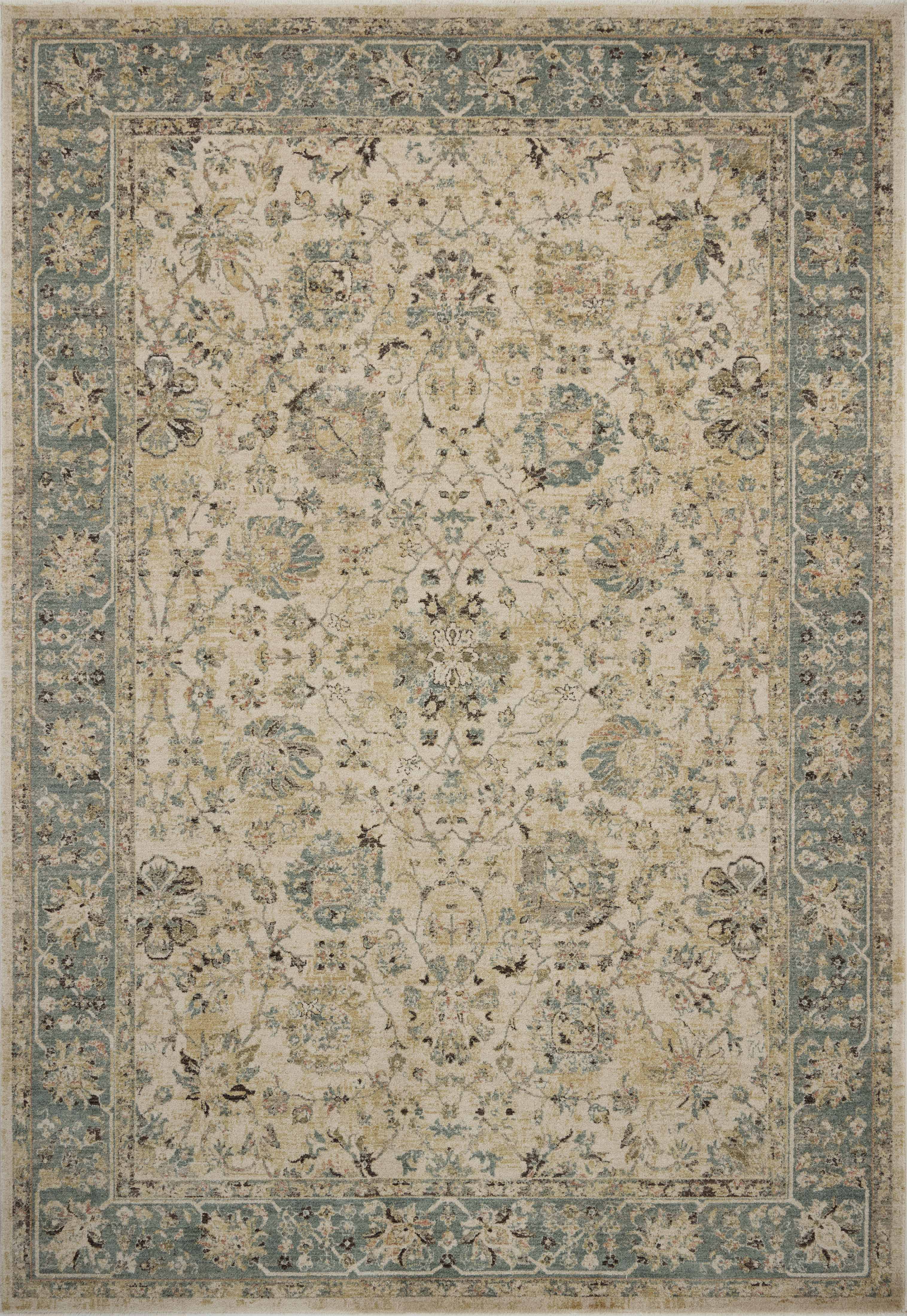Loloi Briar BRR-05 Ant. Ivory Blue Area Rug