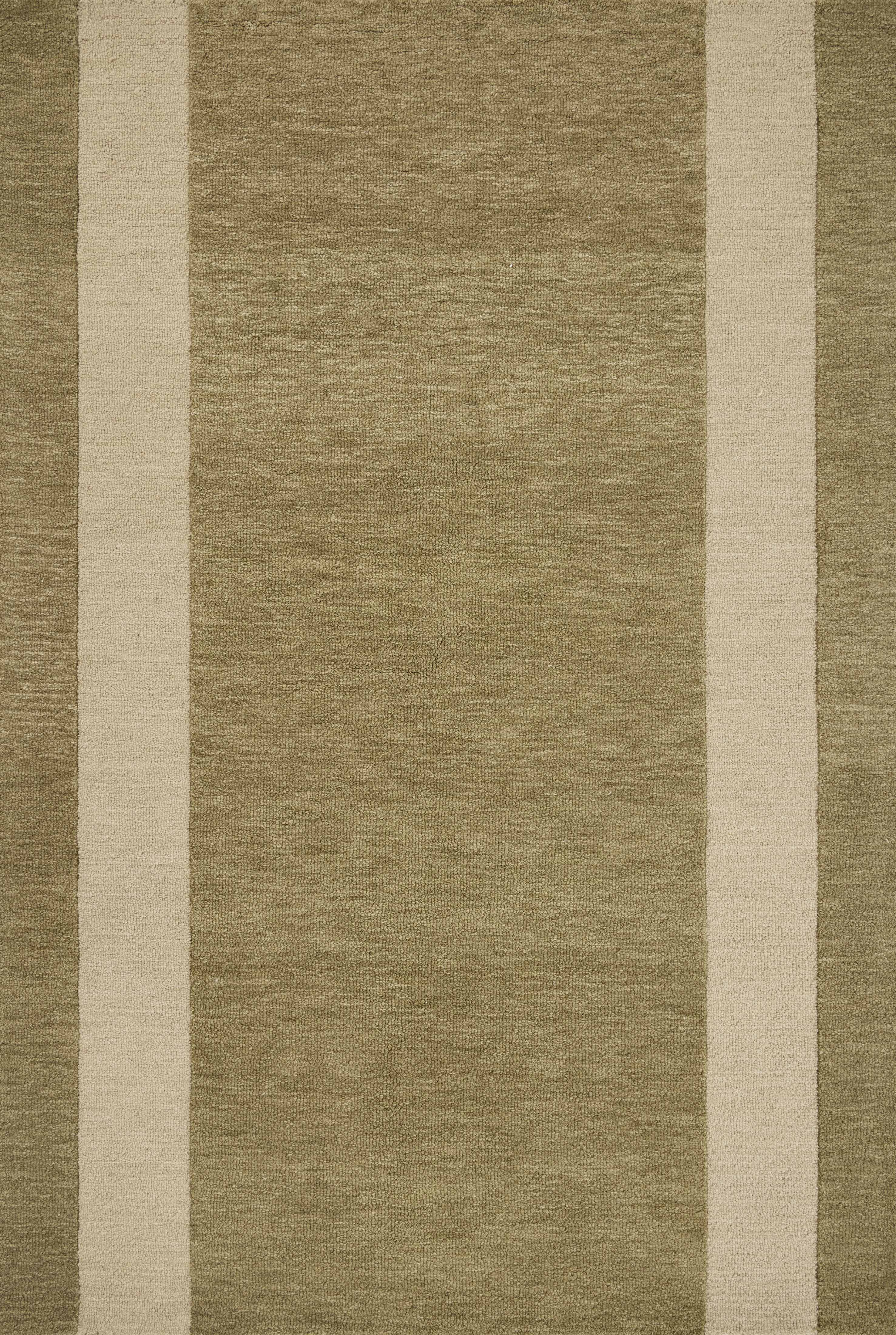 Craven CVN-01 Light Olive Oatmeal Area Rug - Leanne Ford x Loloi